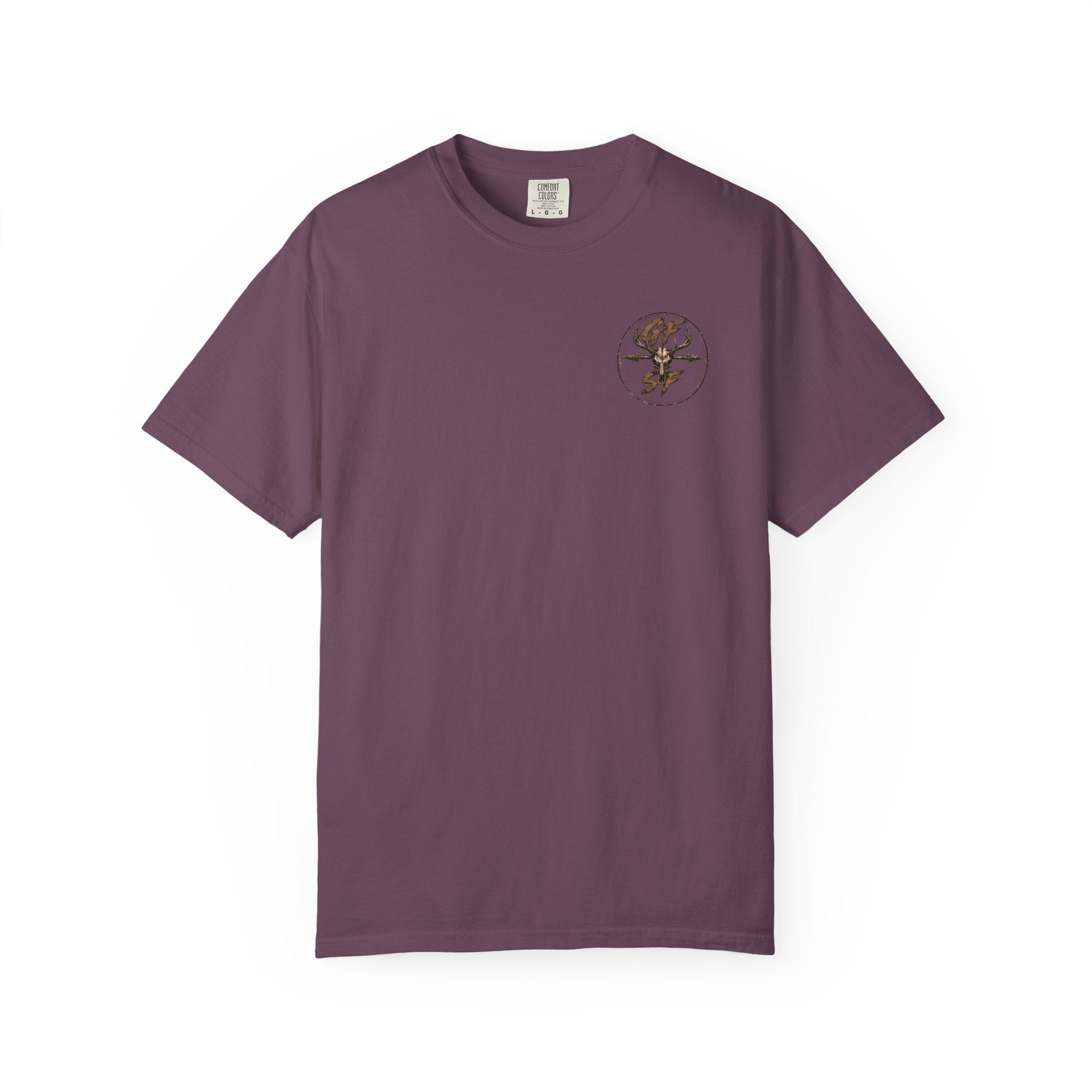 Built Different Hunting Shirt | GF Skull Logo Tee | Truck & Mule Deer Graphic Shirt