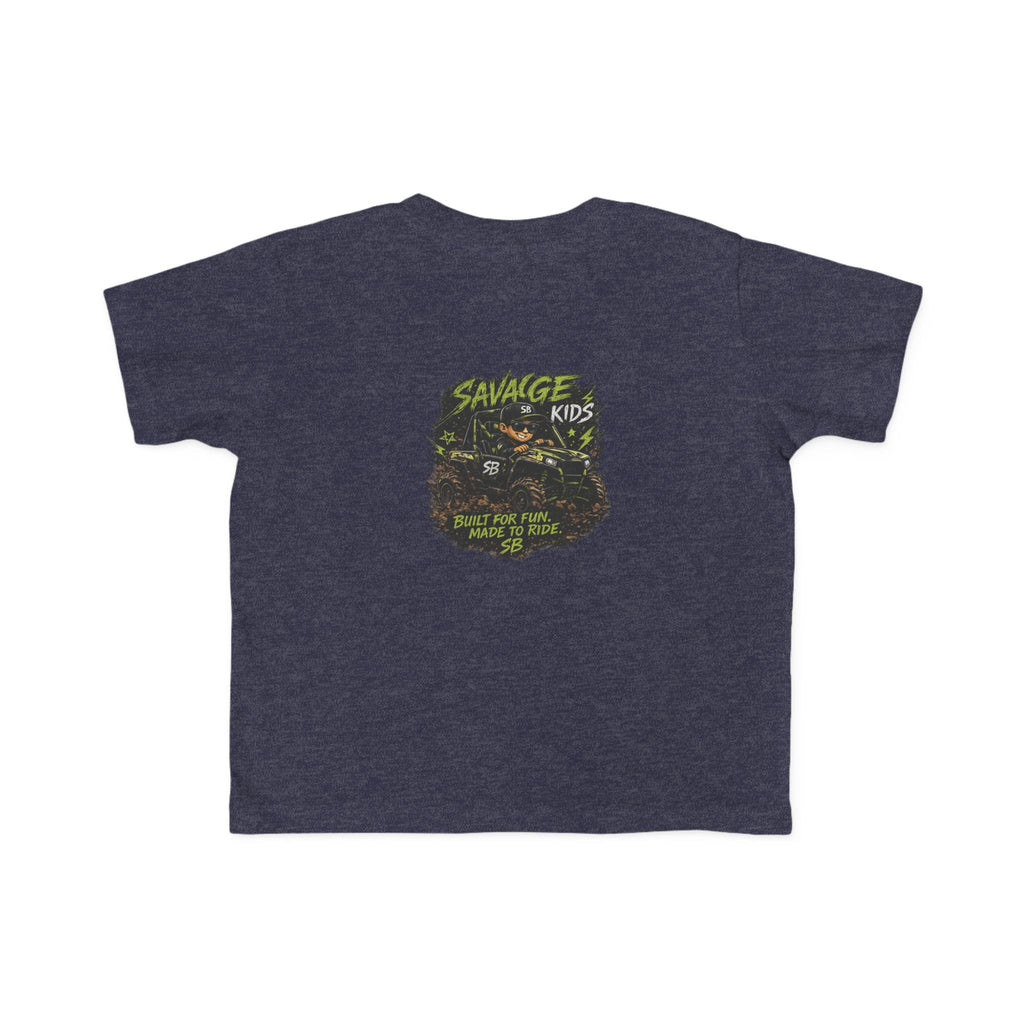 Savage Kids Toddler T-Shirt | Off-Road Graphic Tee | Built for Fun Made to Ride Shirt | Boys Adventure Tee | Cool Kids Graphic Shirt