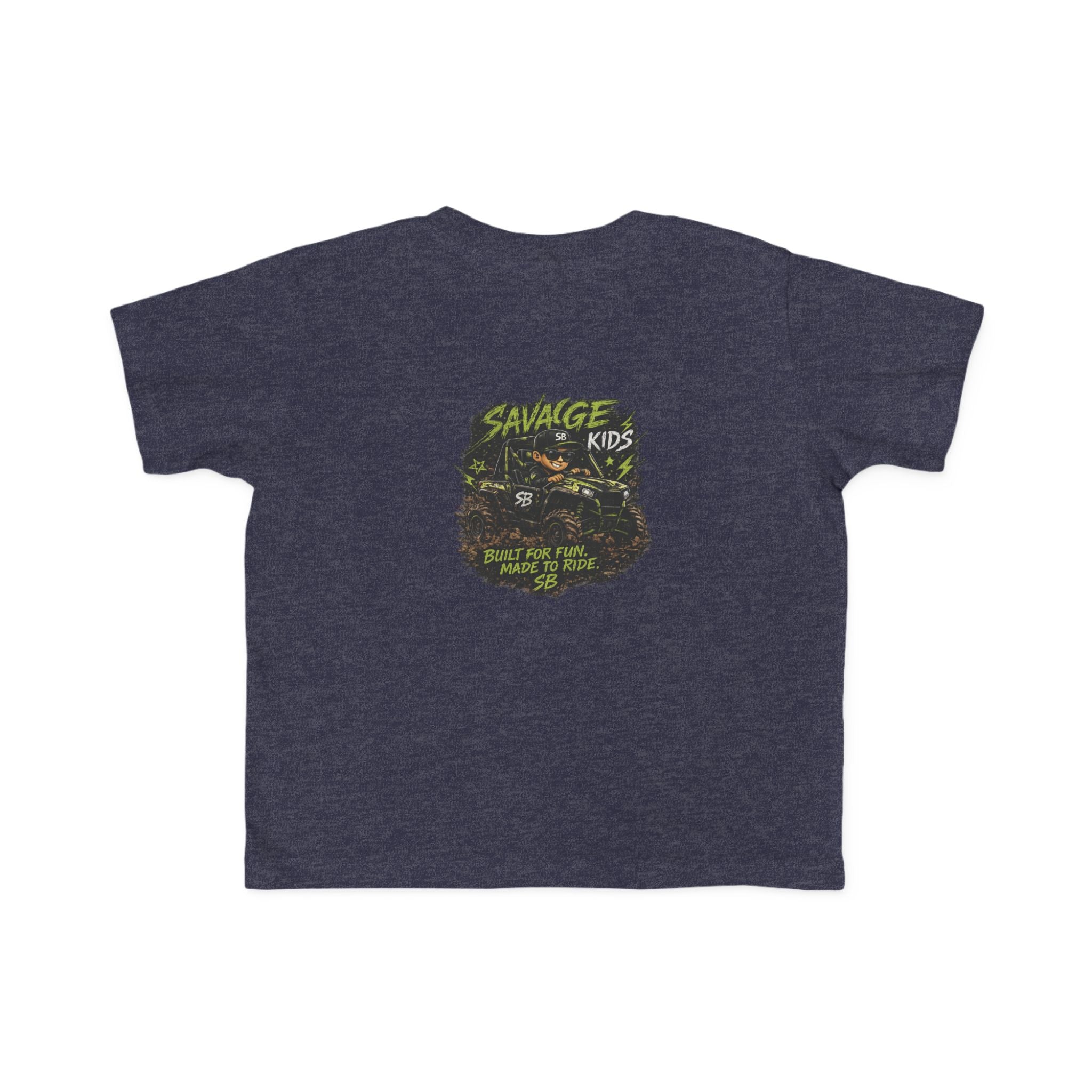 Savage Kids Toddler T-Shirt | Off-Road Graphic Tee | Built for Fun Made to Ride Shirt | Boys Adventure Tee | Cool Kids Graphic Shirt
