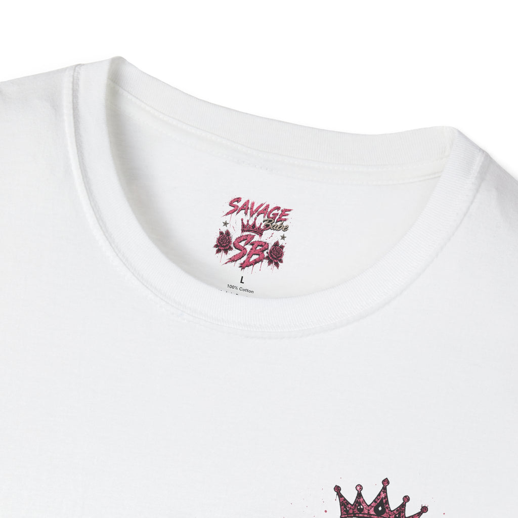 Savage Babe Skull Graphic T-Shirt | Edgy Streetwear Tee | Grunge Aesthetic Shirt | Bold Back Print | Classy Sassy Shirt