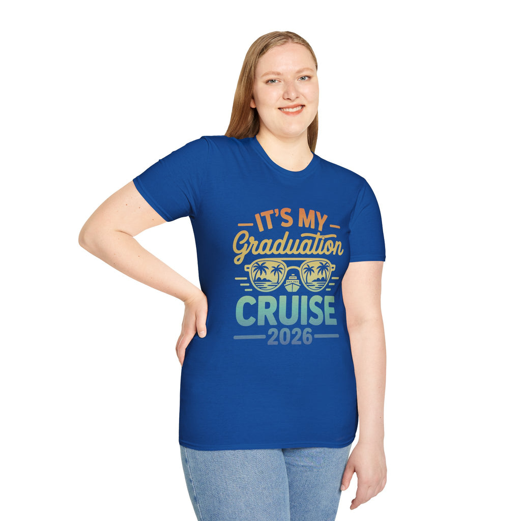 It’s My Graduation Cruise 2026 Shirt | Graduation Trip T-Shirt | Senior Cruise Vacation Tee for Class of 2026