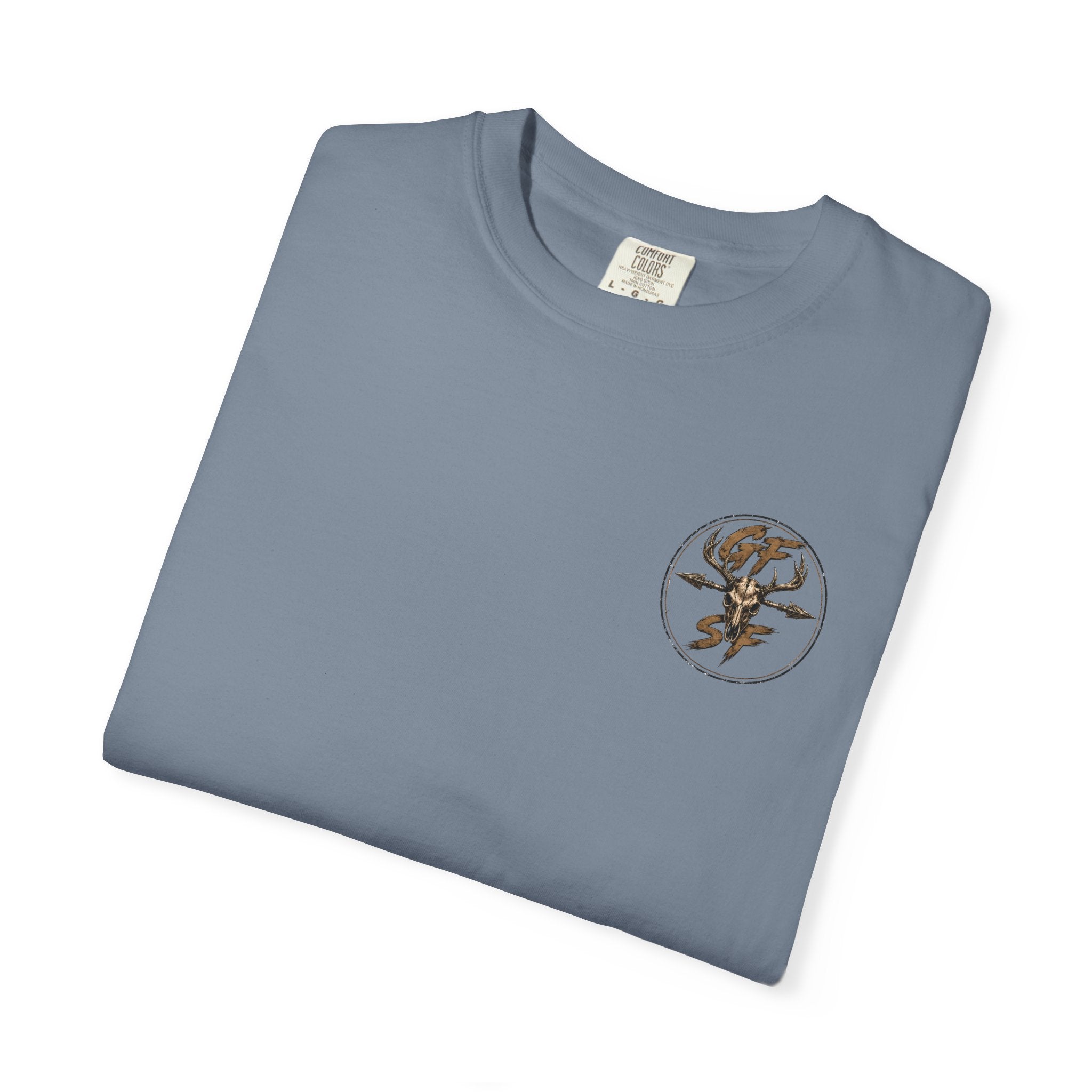 Built Different Hunting Shirt | GF Skull Logo Tee | Truck & Mule Deer Graphic Shirt