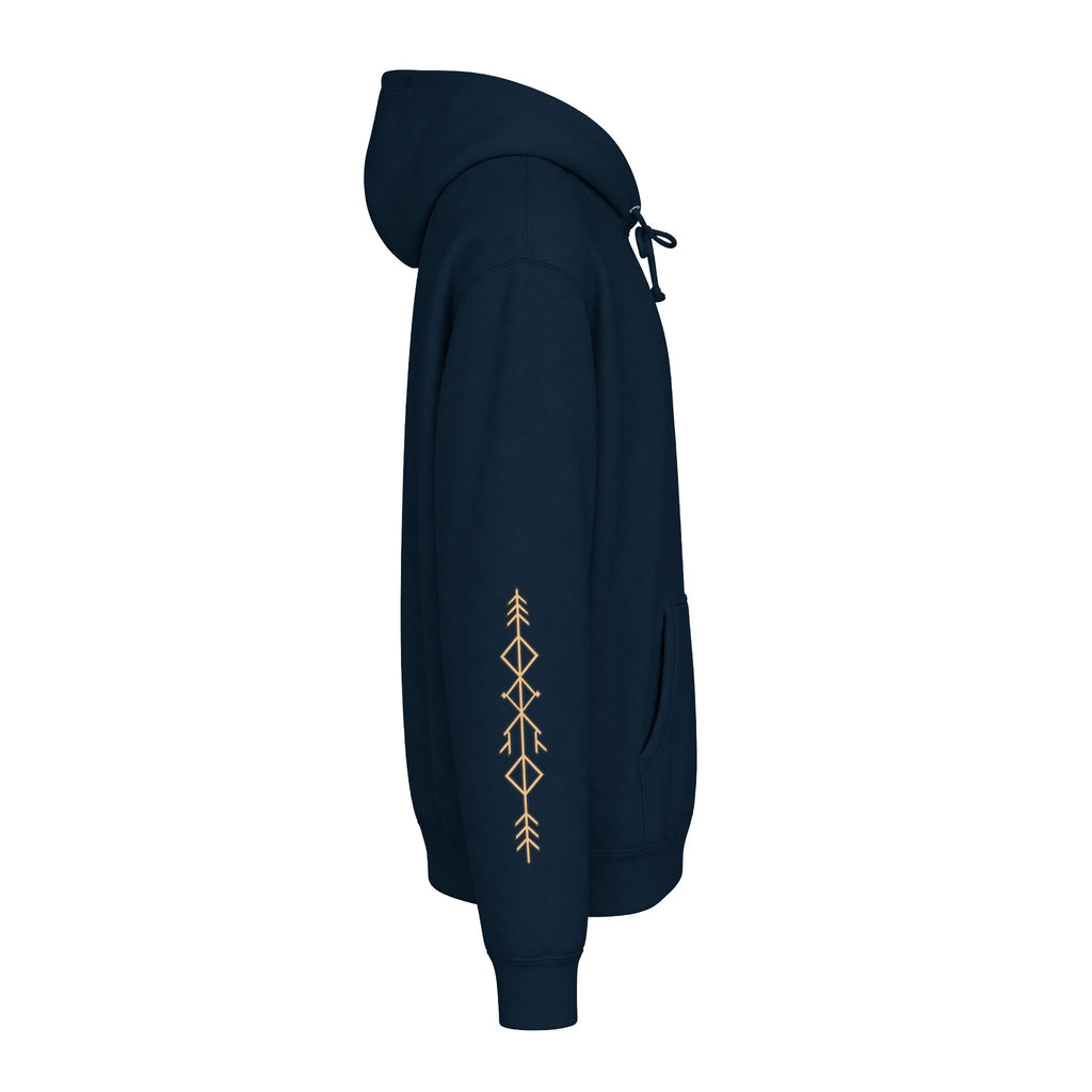 Becoming Co. Keep Becoming Mountain Compass Hoodie | Rugged Outdoor Unisex Hoodie