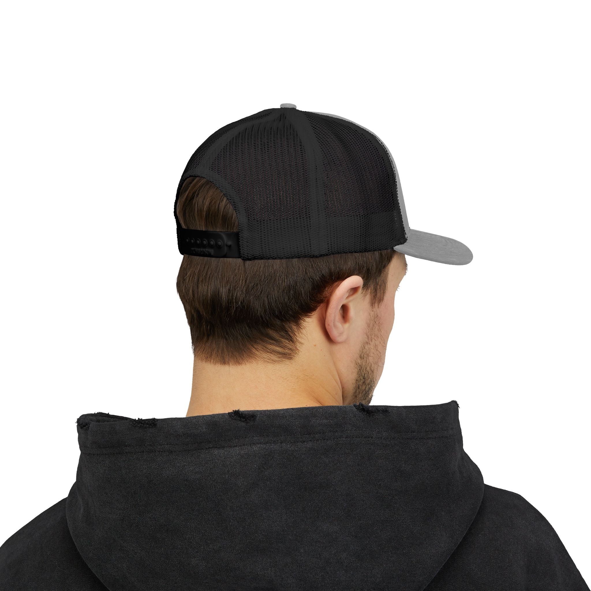 Gold Glitter 'SF' Snapback Trucker — Stay Focused Collection