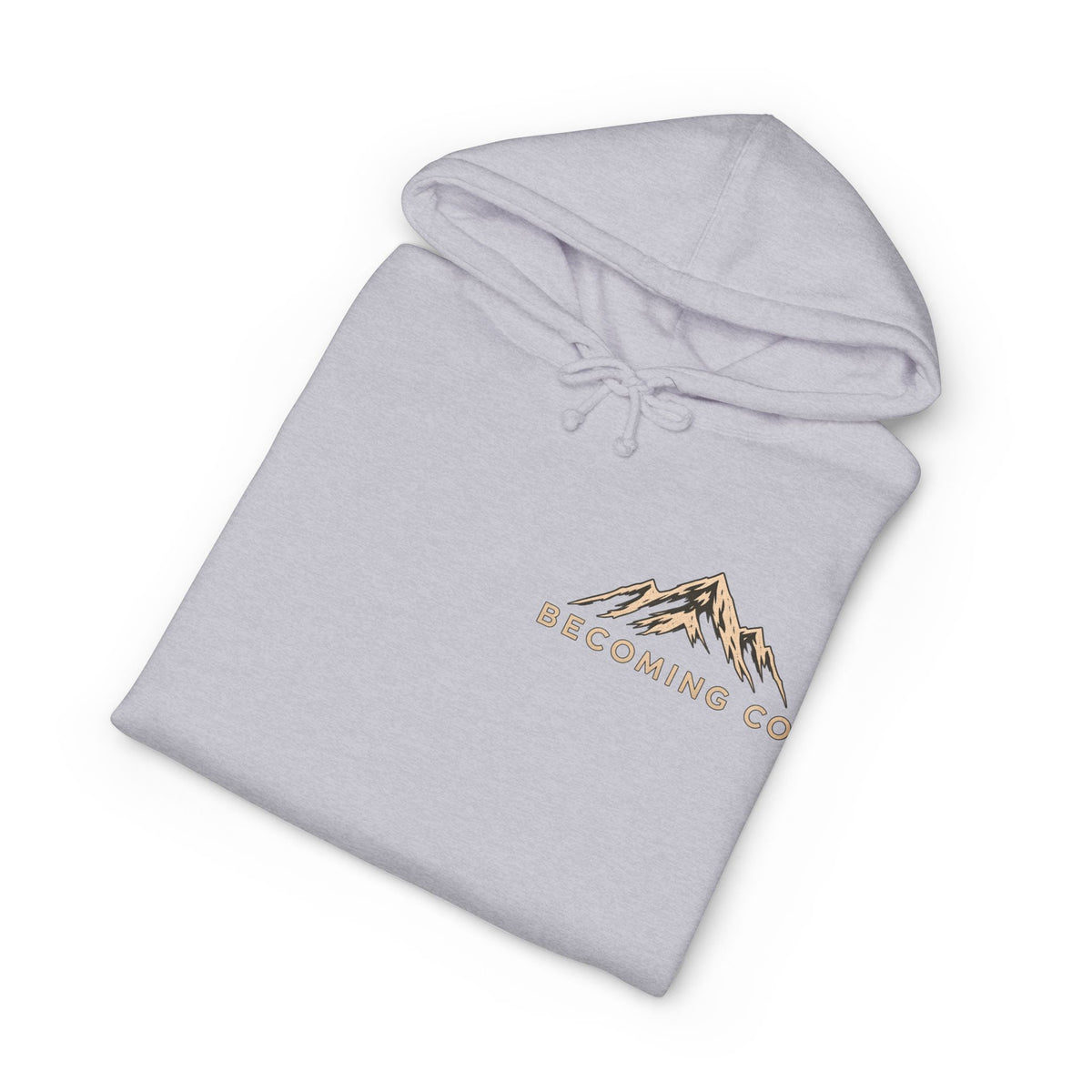 Becoming Co. Keep Becoming Mountain Compass Hoodie | Rugged Outdoor Unisex Hoodie