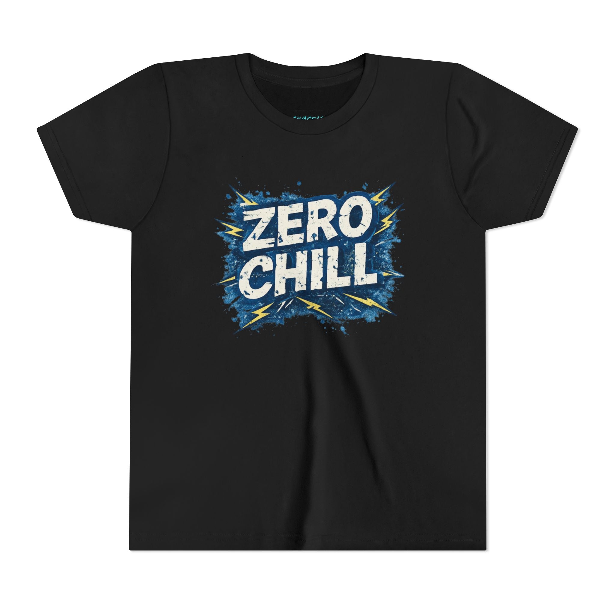 Zero Chill Kids Shirt | Funny Kids Graphic Tee | Savage Kids Clothing | Bold Lightning Tee for Boys & Girls