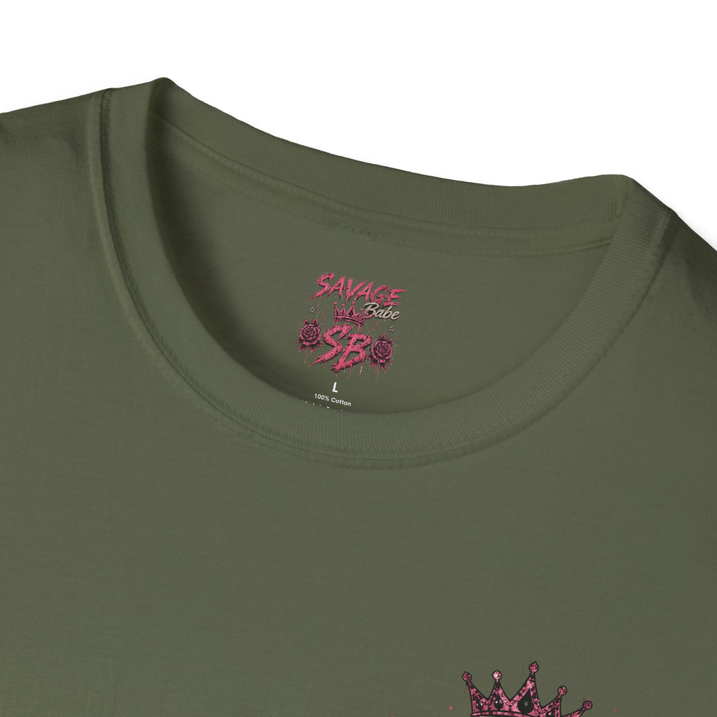 Savage Babe Skull Graphic T-Shirt | Edgy Streetwear Tee | Grunge Aesthetic Shirt | Bold Back Print | Classy Sassy Shirt