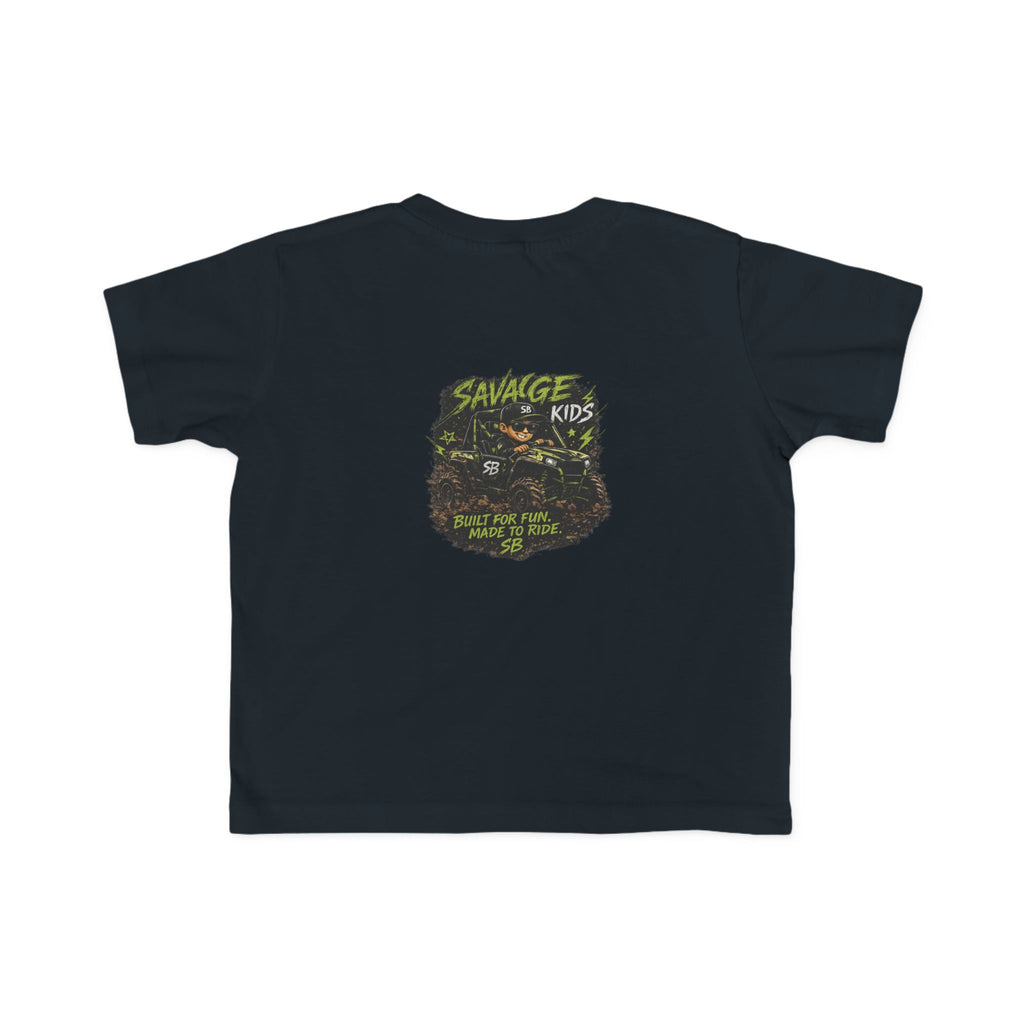 Savage Kids Toddler T-Shirt | Off-Road Graphic Tee | Built for Fun Made to Ride Shirt | Boys Adventure Tee | Cool Kids Graphic Shirt