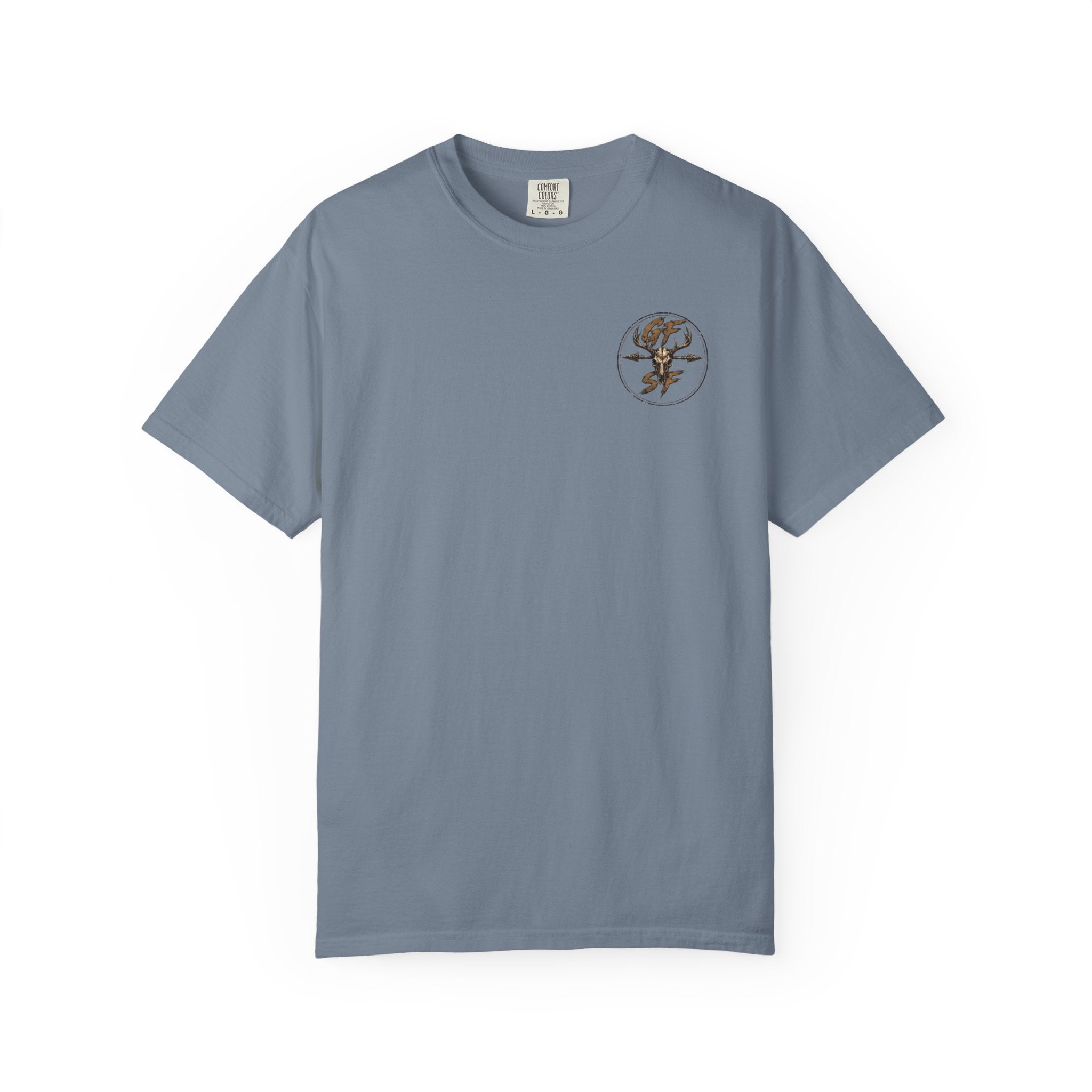 Built Different Hunting Shirt | GF Skull Logo Tee | Truck & Mule Deer Graphic Shirt