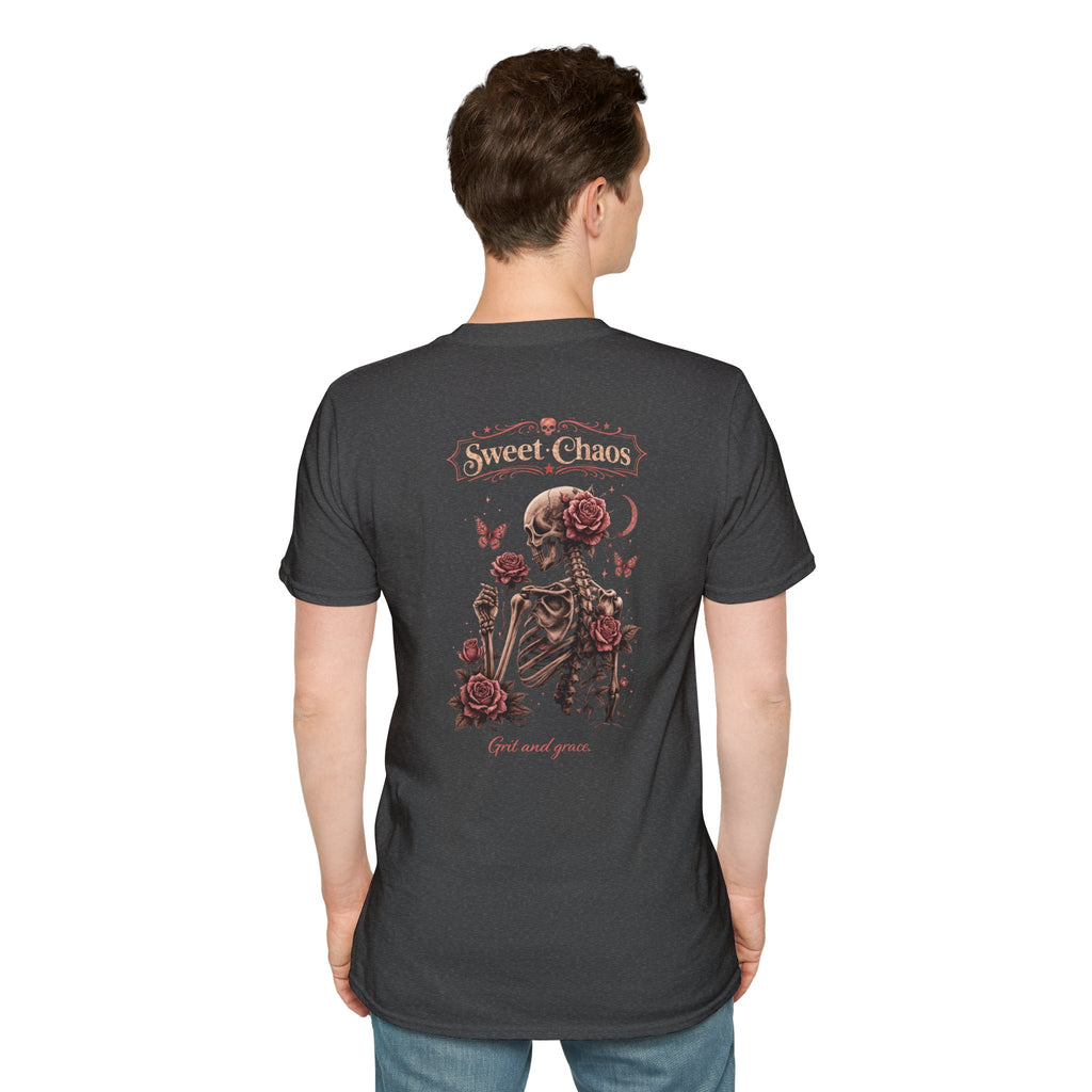Sweet Chaos Skeleton Rose Shirt