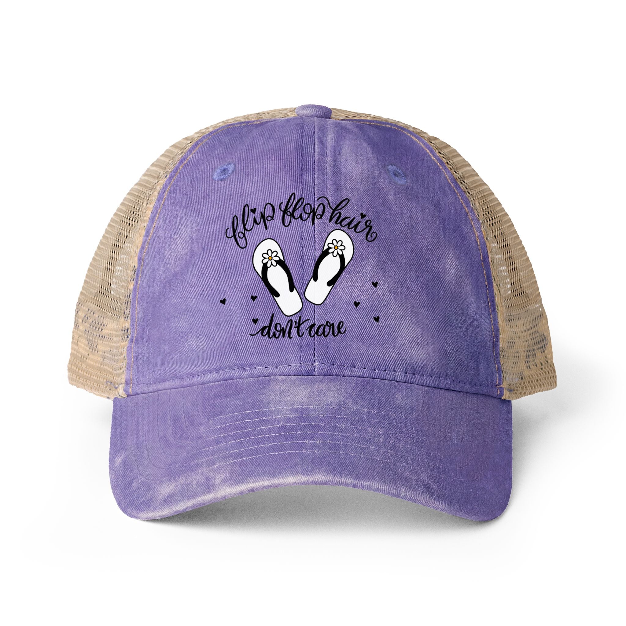 Flip Flop Hair Don't Care Ponytail Hat
