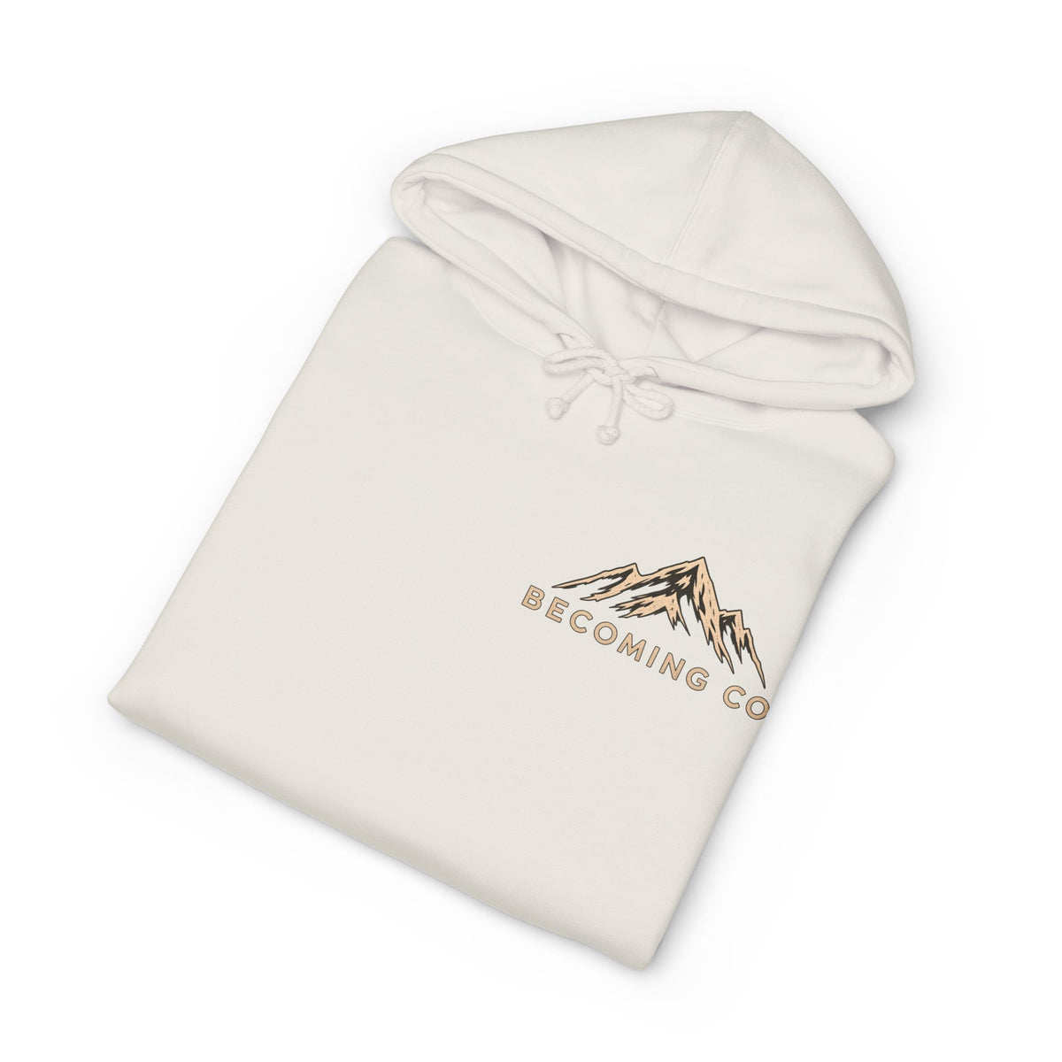 Becoming Co. Keep Becoming Mountain Compass Hoodie | Rugged Outdoor Unisex Hoodie