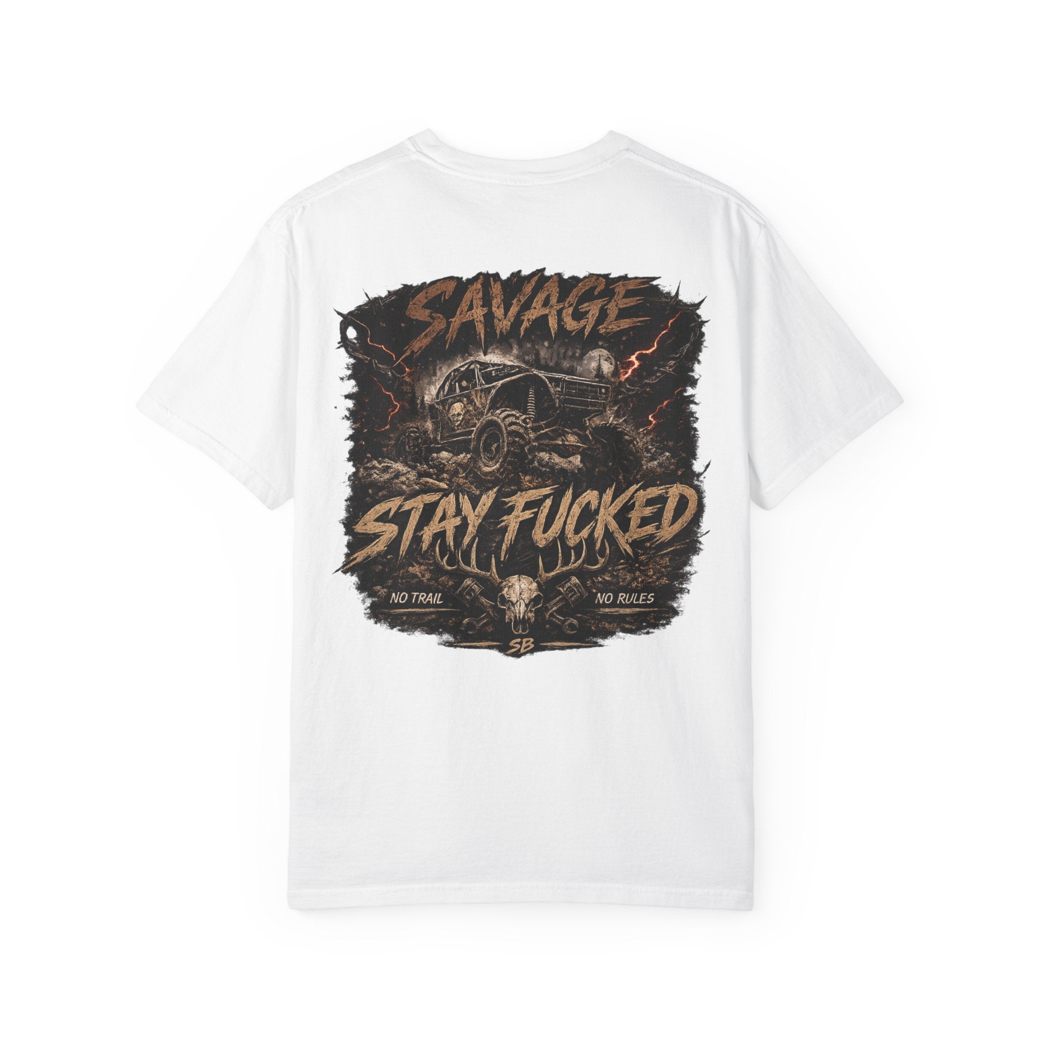Savage Off-Road Graphic Tee | Mud Truck Shirt | No Rules Back Print | Country Rebel Tee