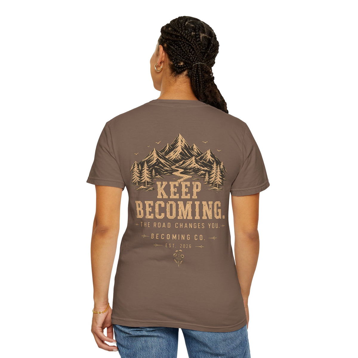 Keep Becoming Vintage Mountain Tee | Becoming Co.