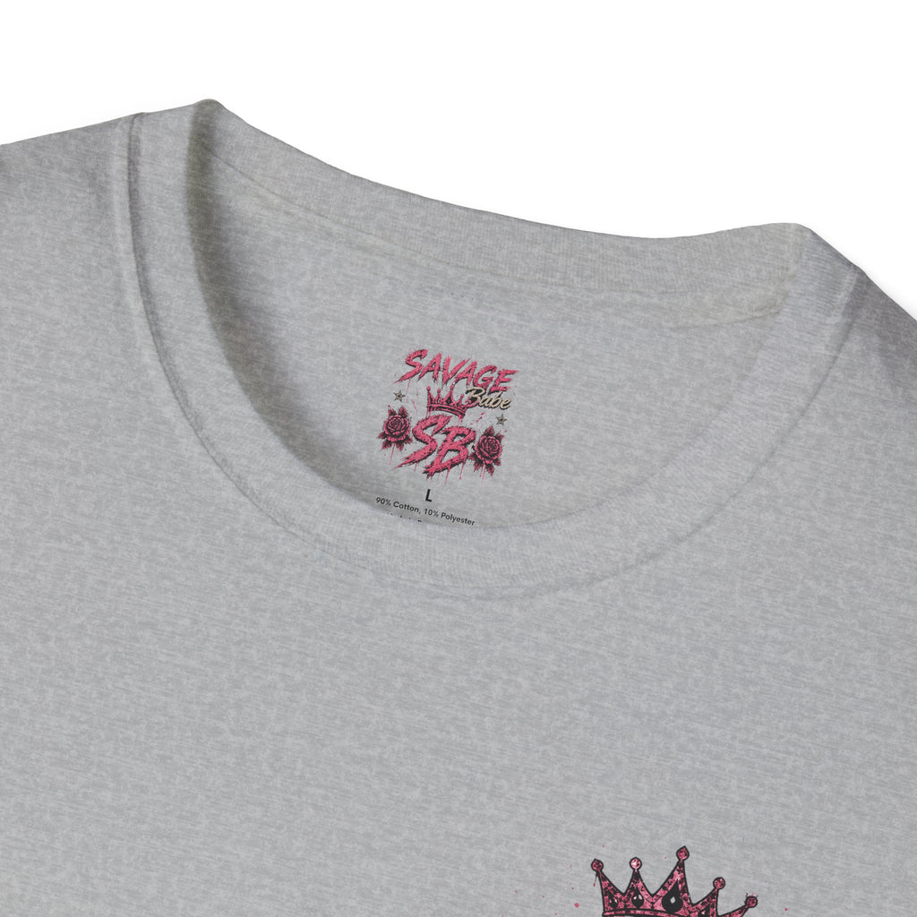 Savage Babe Skull Graphic T-Shirt | Edgy Streetwear Tee | Grunge Aesthetic Shirt | Bold Back Print | Classy Sassy Shirt