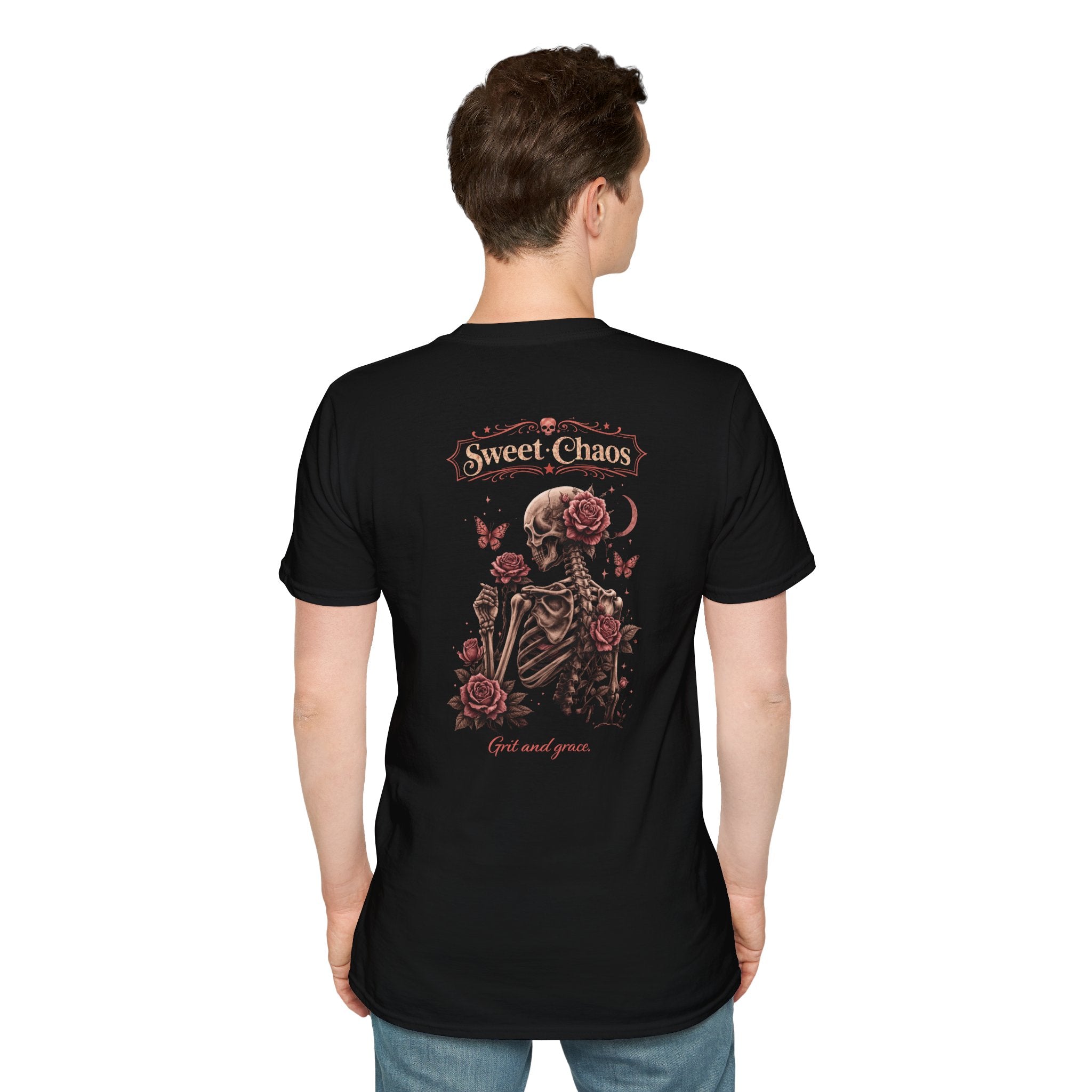 Sweet Chaos Skeleton Rose Shirt