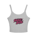 Savage Babe Tank Top | Edgy Graphic Shirt | Black Aesthetic Crop Tank | Streetwear Outfit | Bold Statement Top