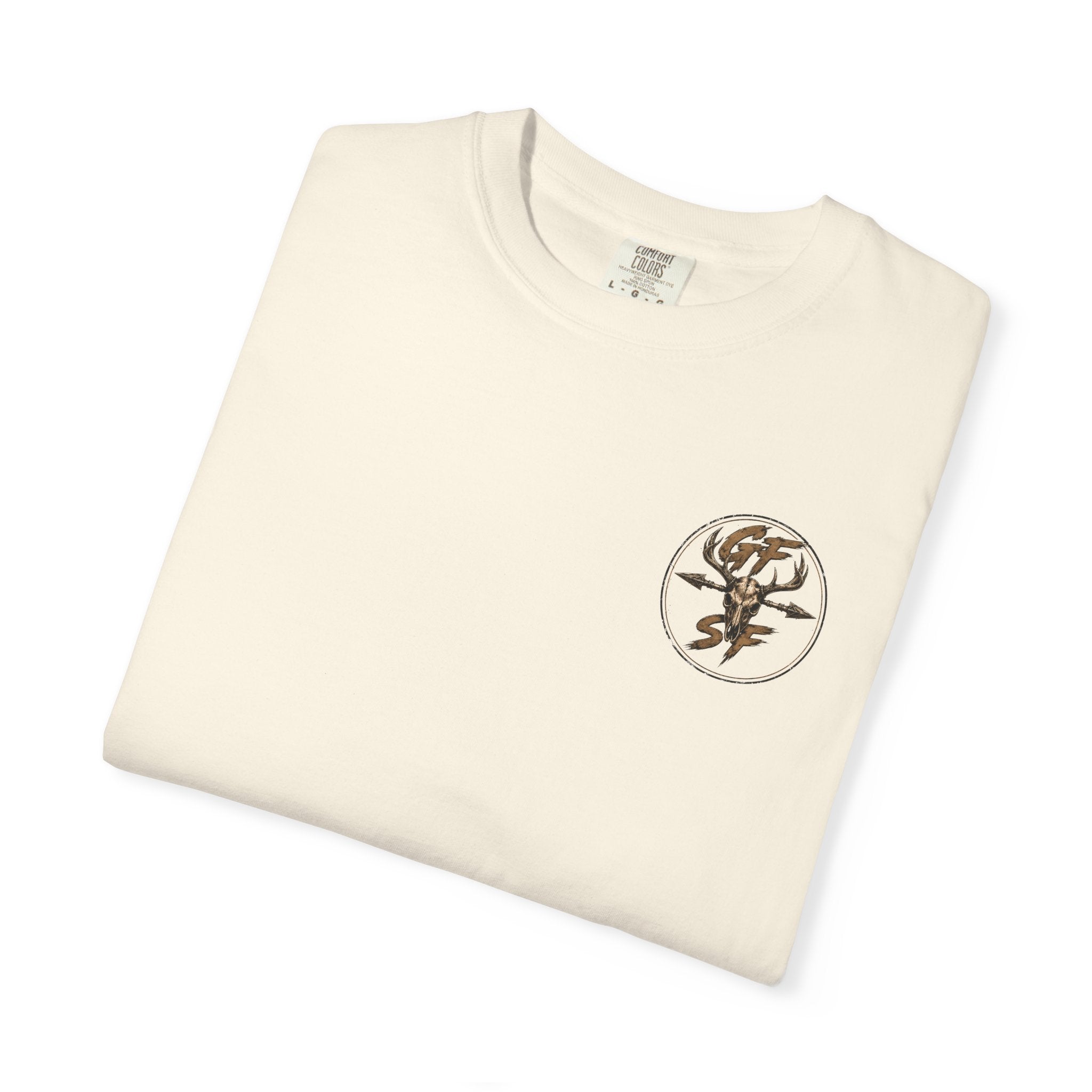 Built Different Hunting Shirt | GF Skull Logo Tee | Truck & Mule Deer Graphic Shirt