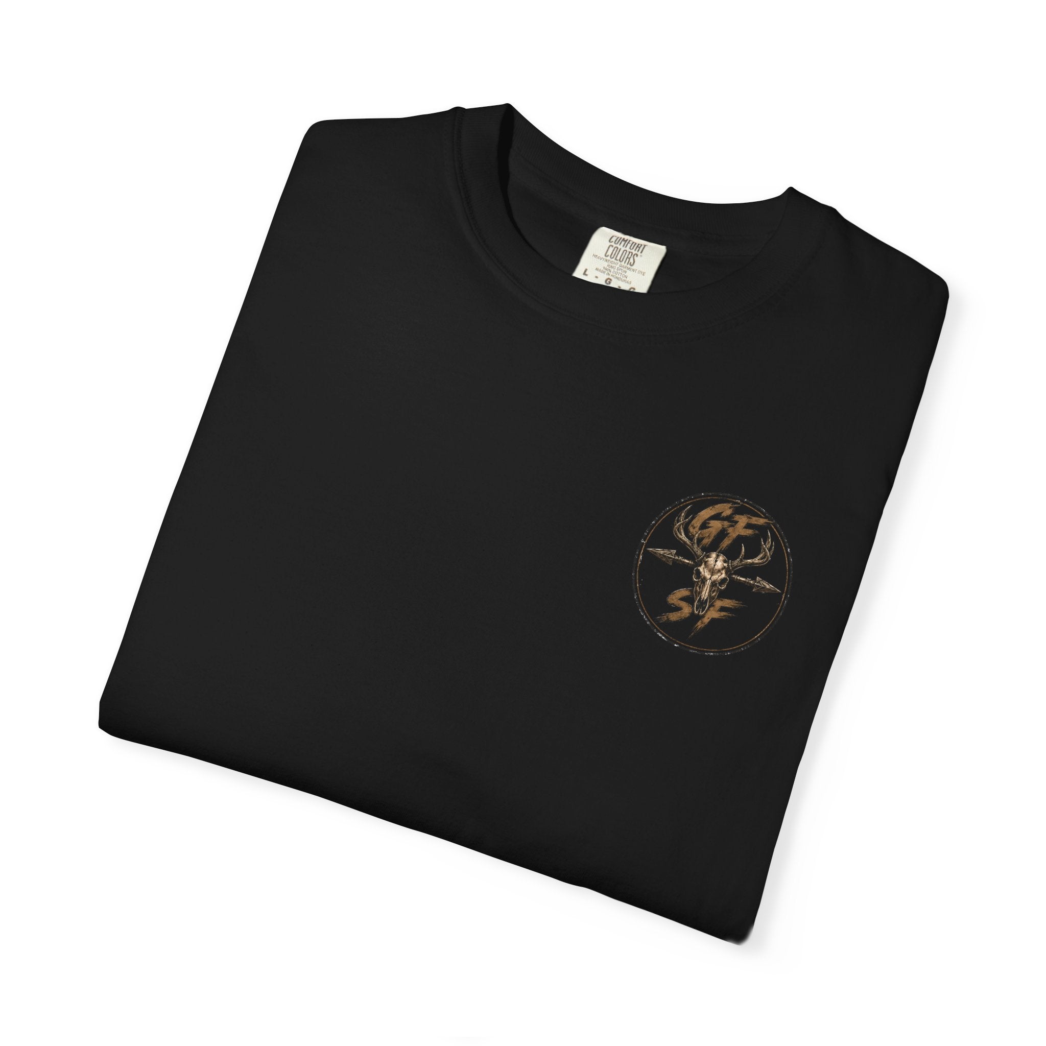 Built Different Hunting Shirt | GF Skull Logo Tee | Truck & Mule Deer Graphic Shirt