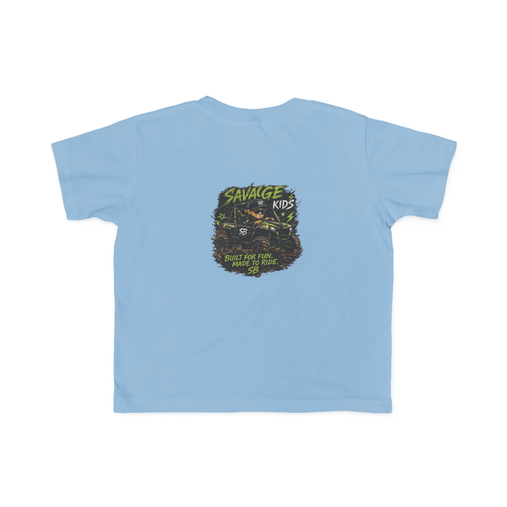 Savage Kids Toddler T-Shirt | Off-Road Graphic Tee | Built for Fun Made to Ride Shirt | Boys Adventure Tee | Cool Kids Graphic Shirt