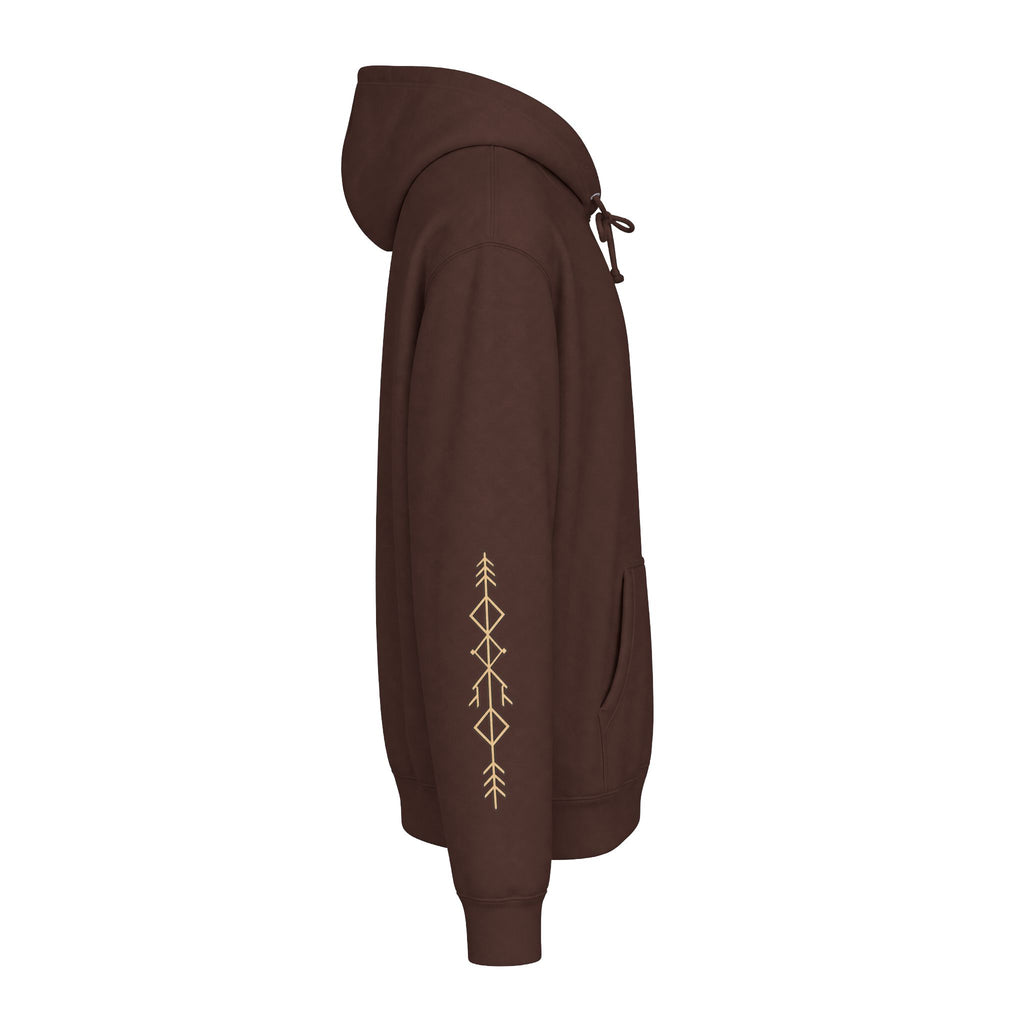 Becoming Co. Keep Becoming Mountain Compass Hoodie | Rugged Outdoor Unisex Hoodie