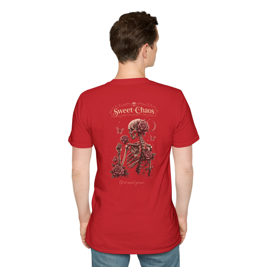 Sweet Chaos Skeleton Rose Shirt