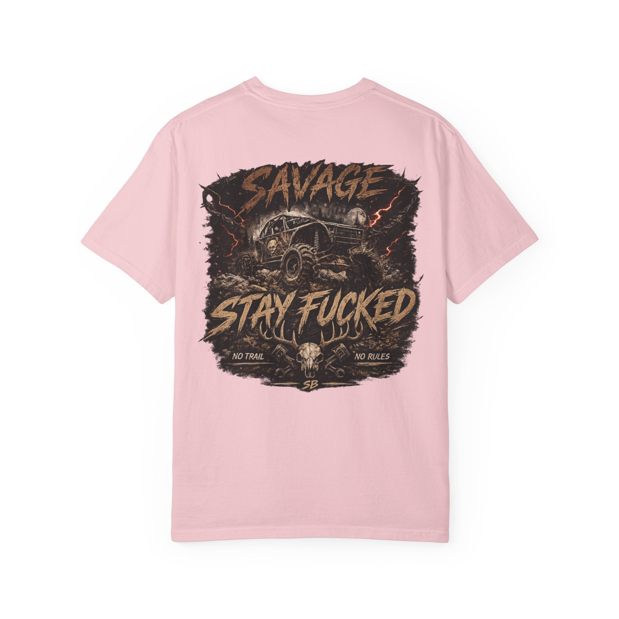 Savage Off-Road Graphic Tee | Mud Truck Shirt | No Rules Back Print | Country Rebel Tee