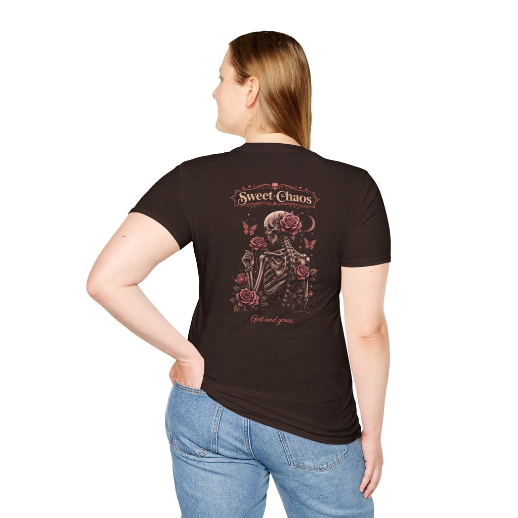 Sweet Chaos Skeleton Rose Shirt