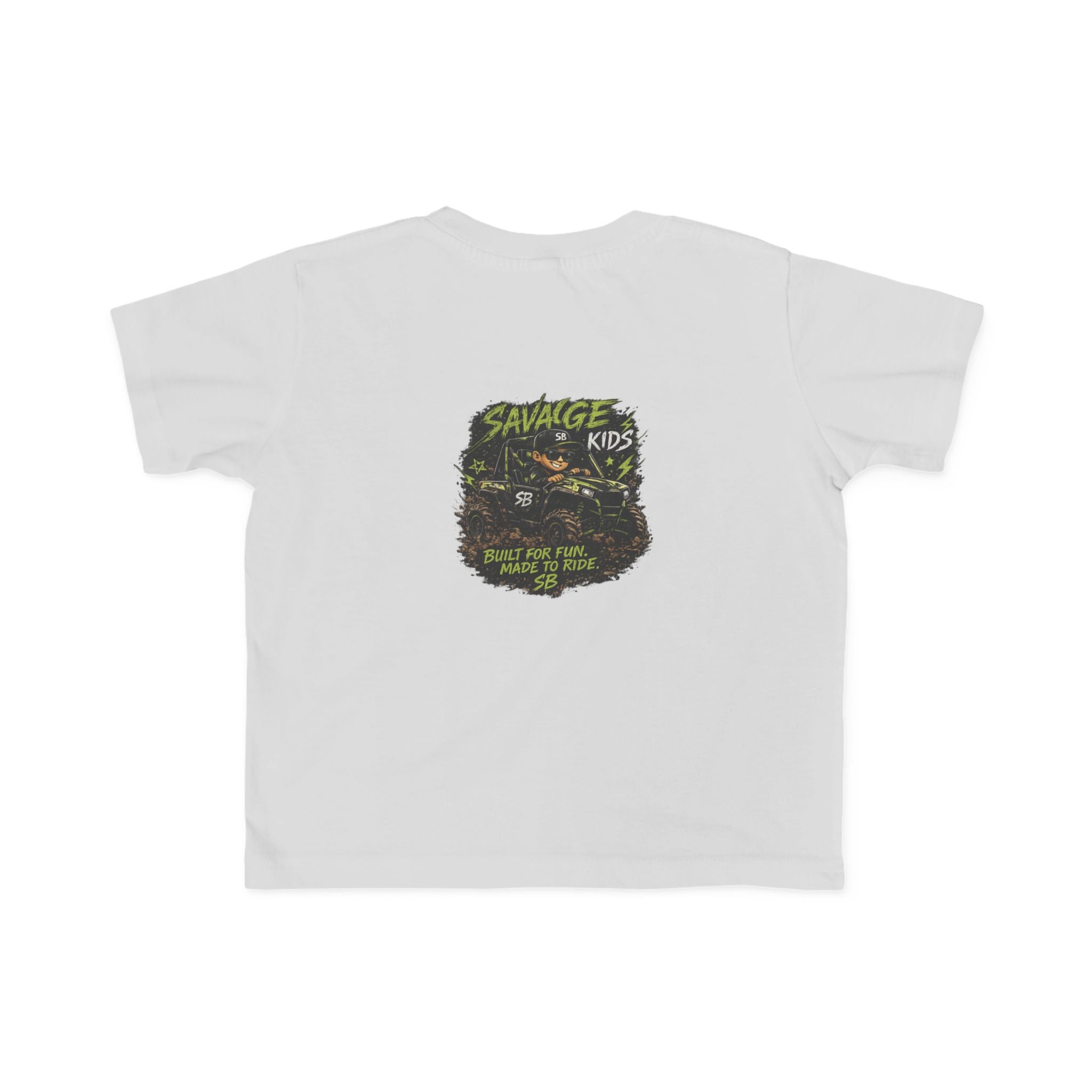 Savage Kids Toddler T-Shirt | Off-Road Graphic Tee | Built for Fun Made to Ride Shirt | Boys Adventure Tee | Cool Kids Graphic Shirt