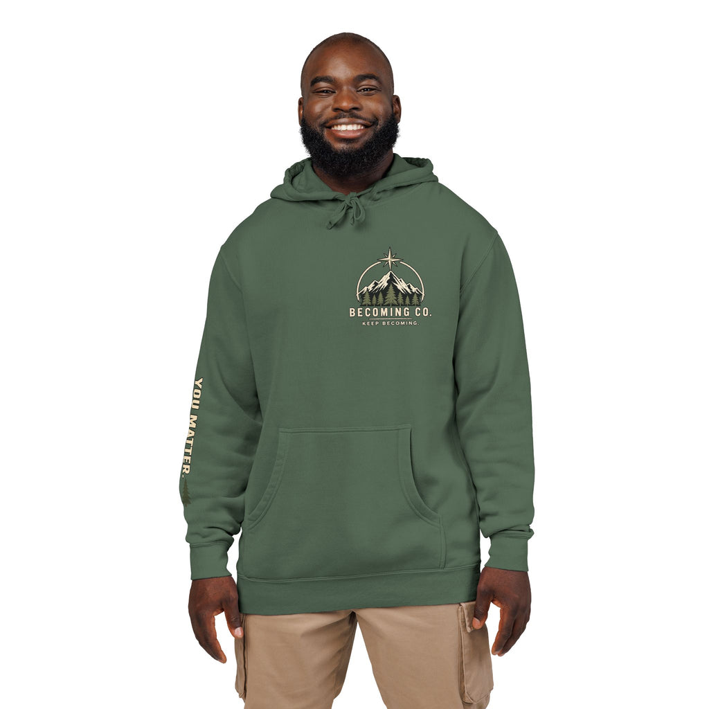 You Don’t Have to Have It All Figured Out Mountain Hoodie | Becoming Co.