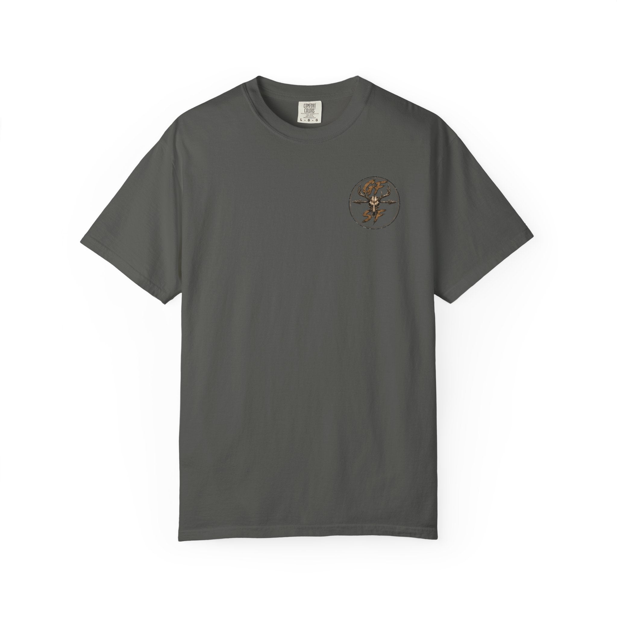 Built Different Hunting Shirt | GF Skull Logo Tee | Truck & Mule Deer Graphic Shirt