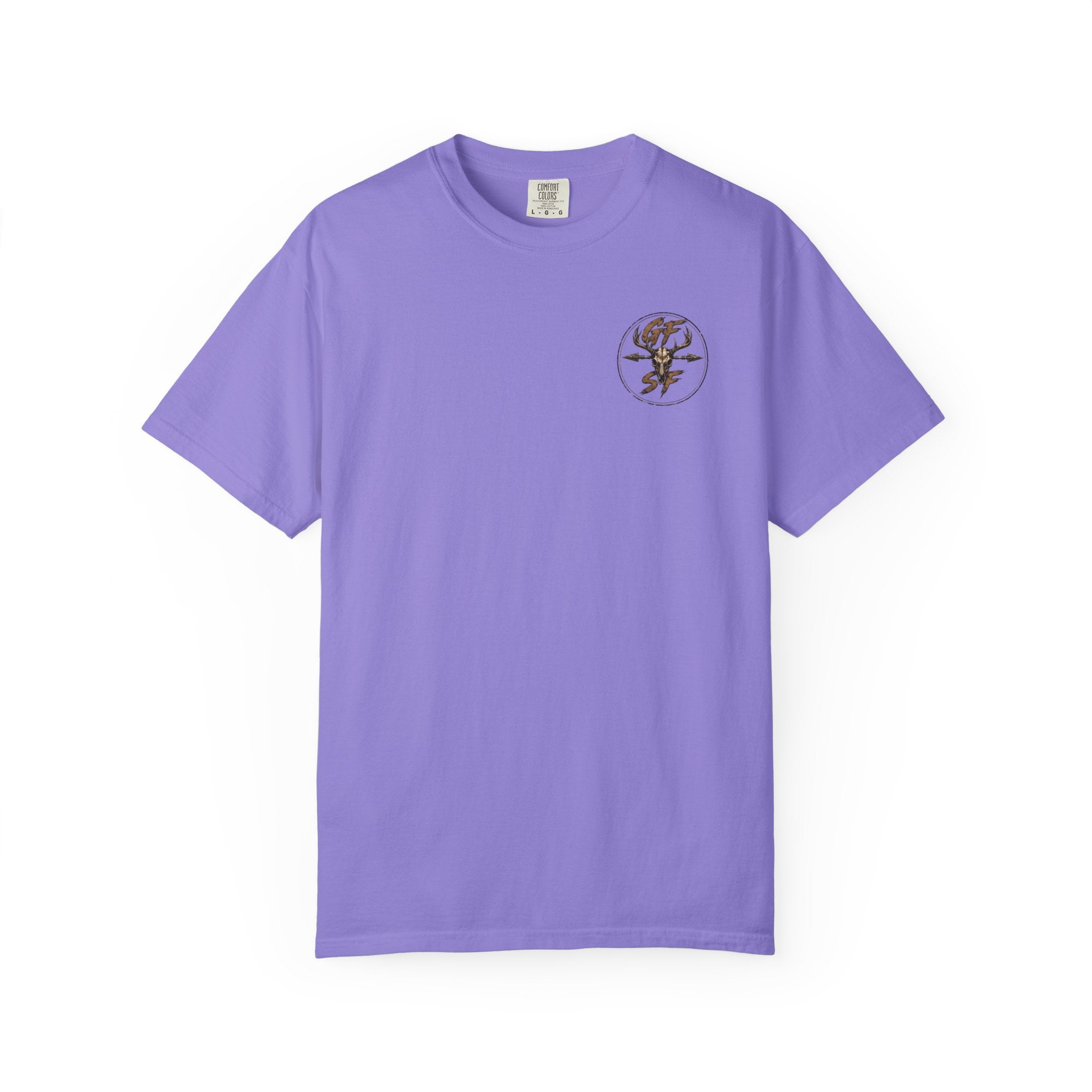 Built Different Hunting Shirt | GF Skull Logo Tee | Truck & Mule Deer Graphic Shirt