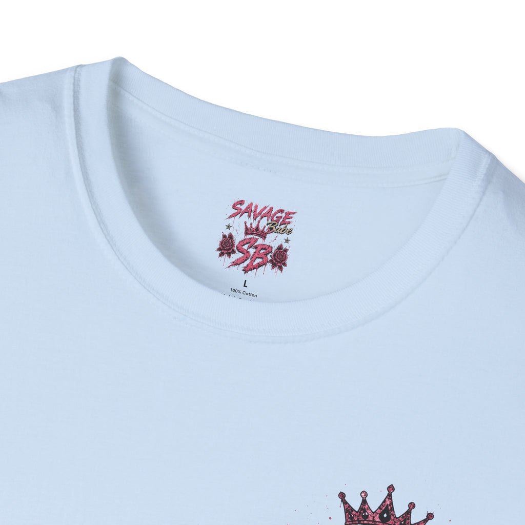 Savage Babe Skull Graphic T-Shirt | Edgy Streetwear Tee | Grunge Aesthetic Shirt | Bold Back Print | Classy Sassy Shirt