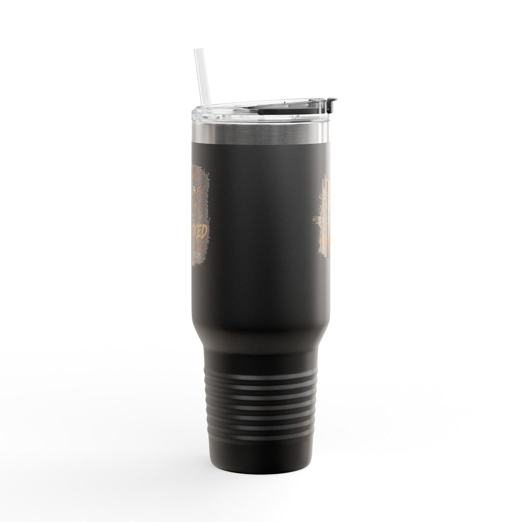 Savage Built 40oz Tumbler – Skull Logo Travel Mug | Insulated Stainless Steel Cup | Rugged Coffee Mug for Work, Outdoors & Daily Grind