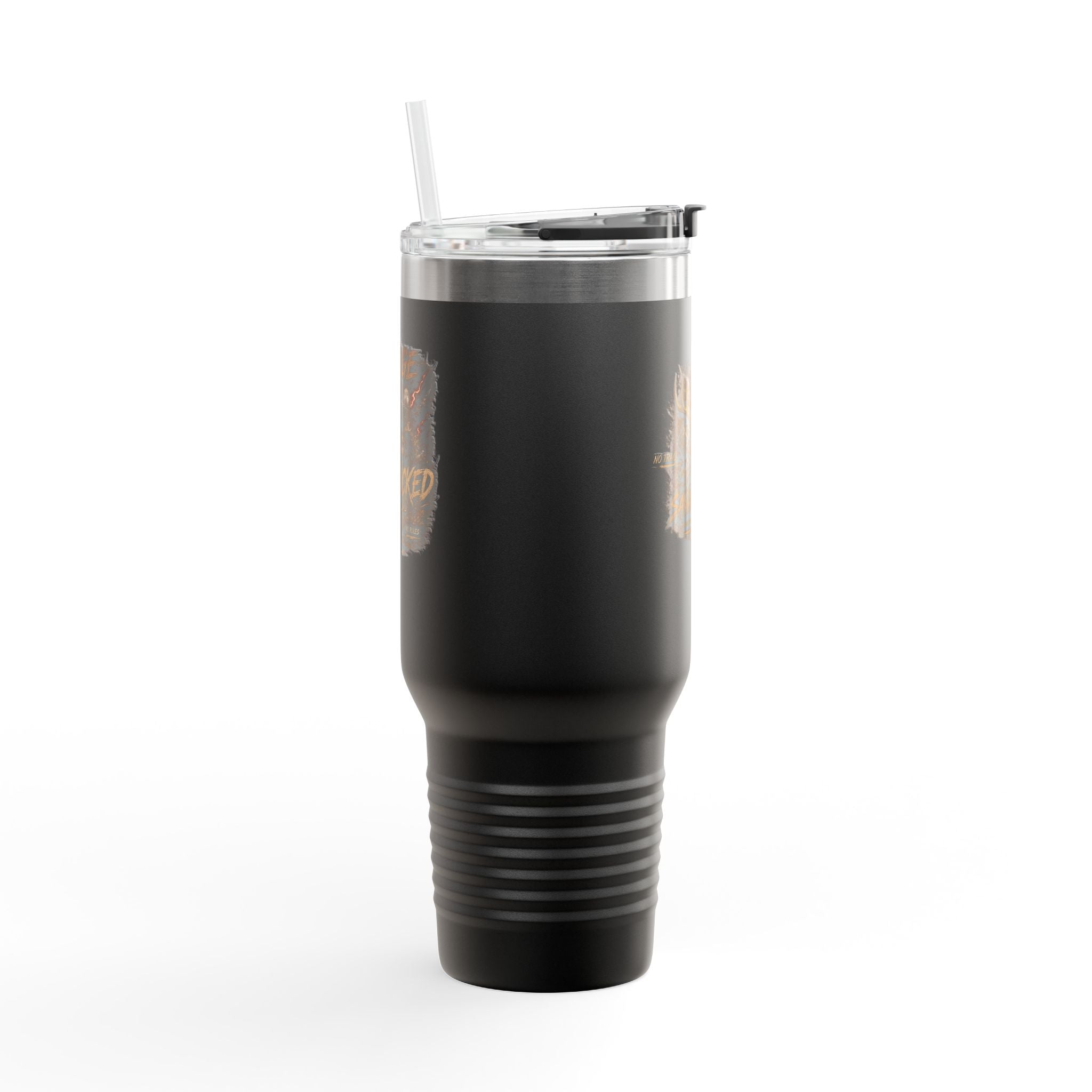 Savage Built 40oz Tumbler – Skull Logo Travel Mug | Insulated Stainless Steel Cup | Rugged Coffee Mug for Work, Outdoors & Daily Grind