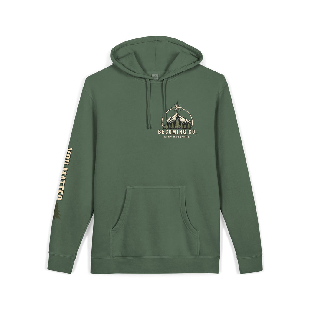 You Don’t Have to Have It All Figured Out Mountain Hoodie | Becoming Co.