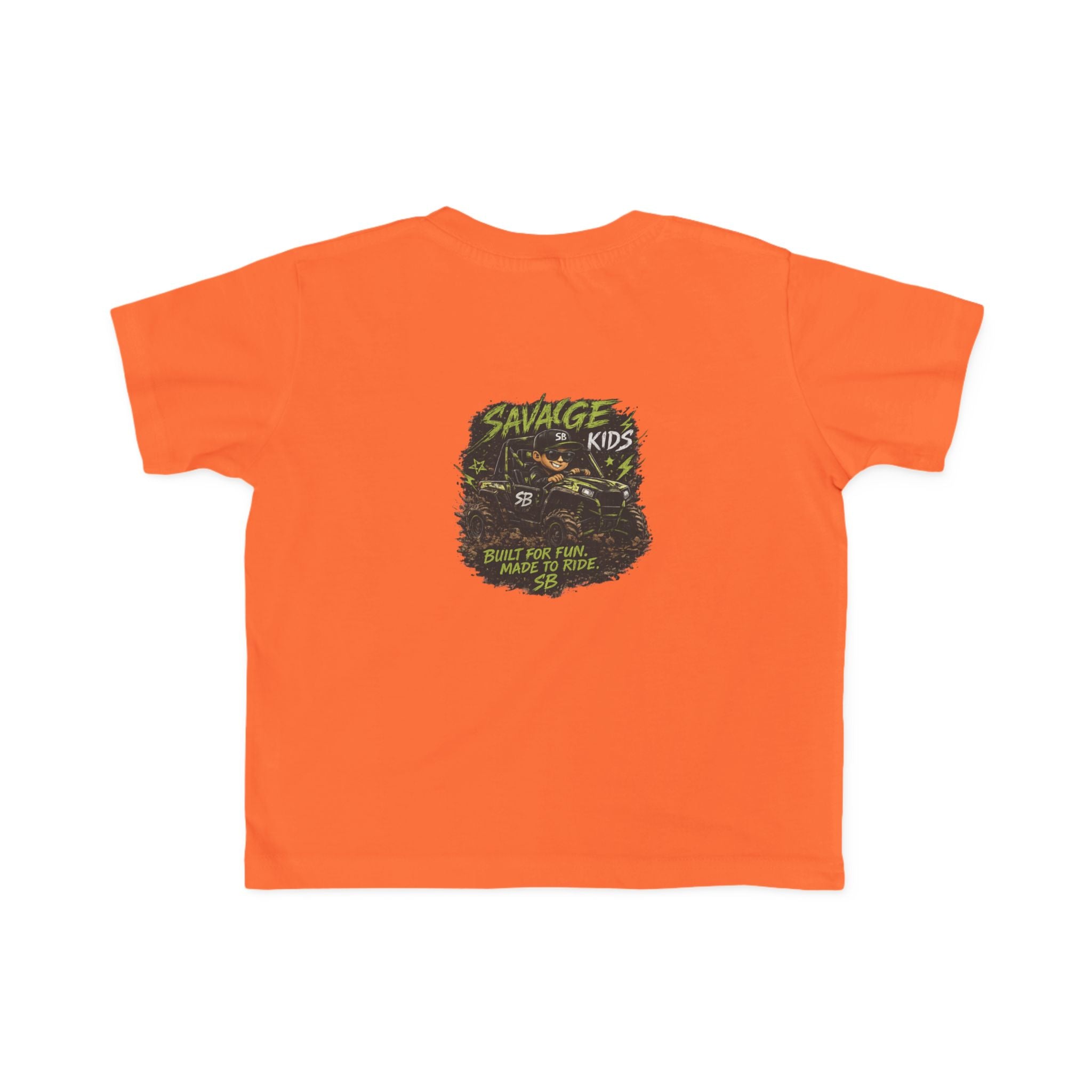 Savage Kids Toddler T-Shirt | Off-Road Graphic Tee | Built for Fun Made to Ride Shirt | Boys Adventure Tee | Cool Kids Graphic Shirt
