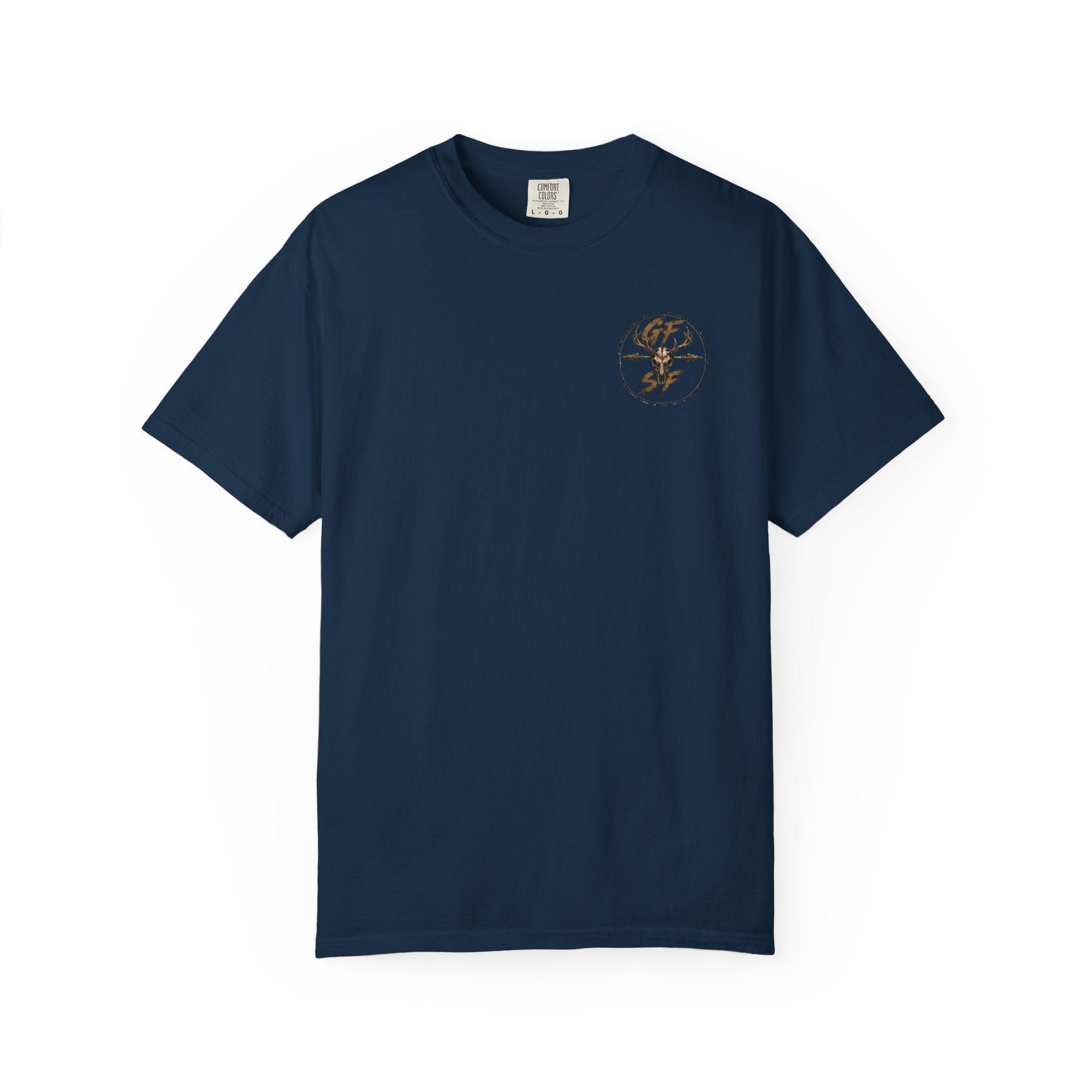 Built Different Hunting Shirt | GF Skull Logo Tee | Truck & Mule Deer Graphic Shirt