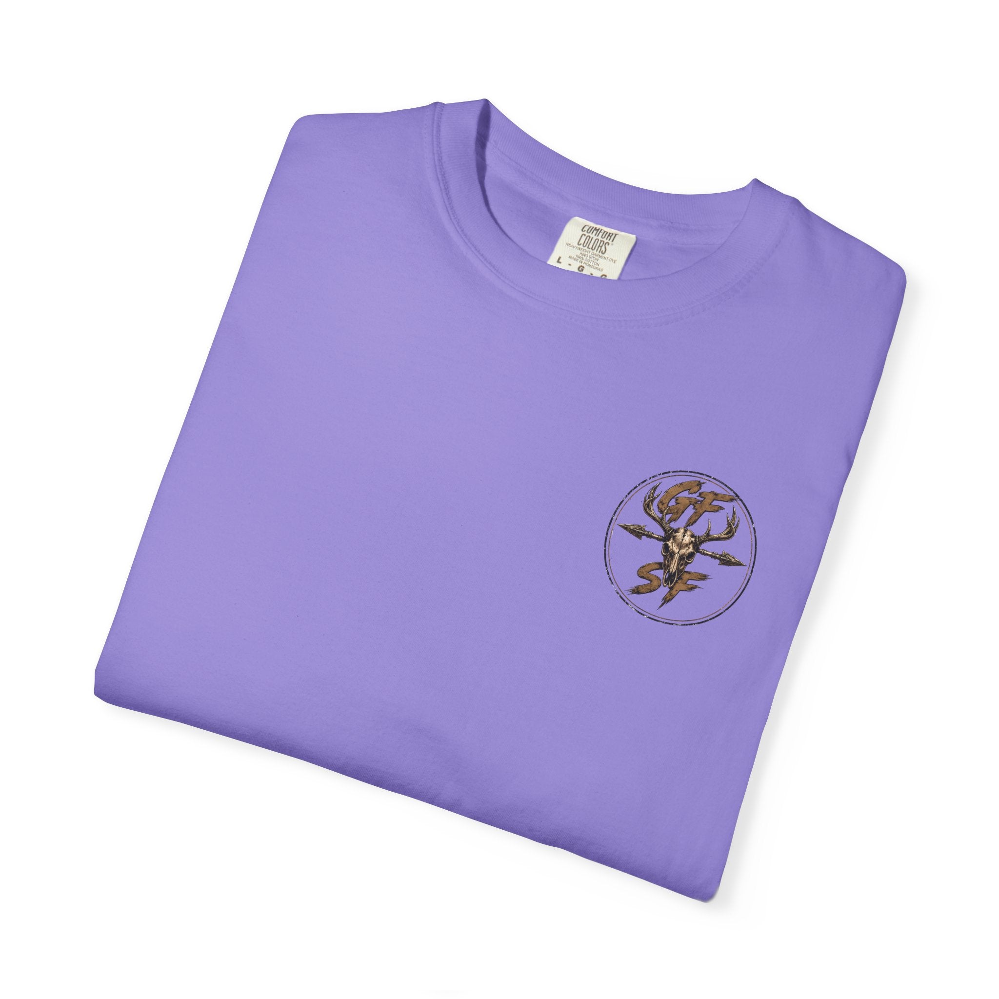 Built Different Hunting Shirt | GF Skull Logo Tee | Truck & Mule Deer Graphic Shirt