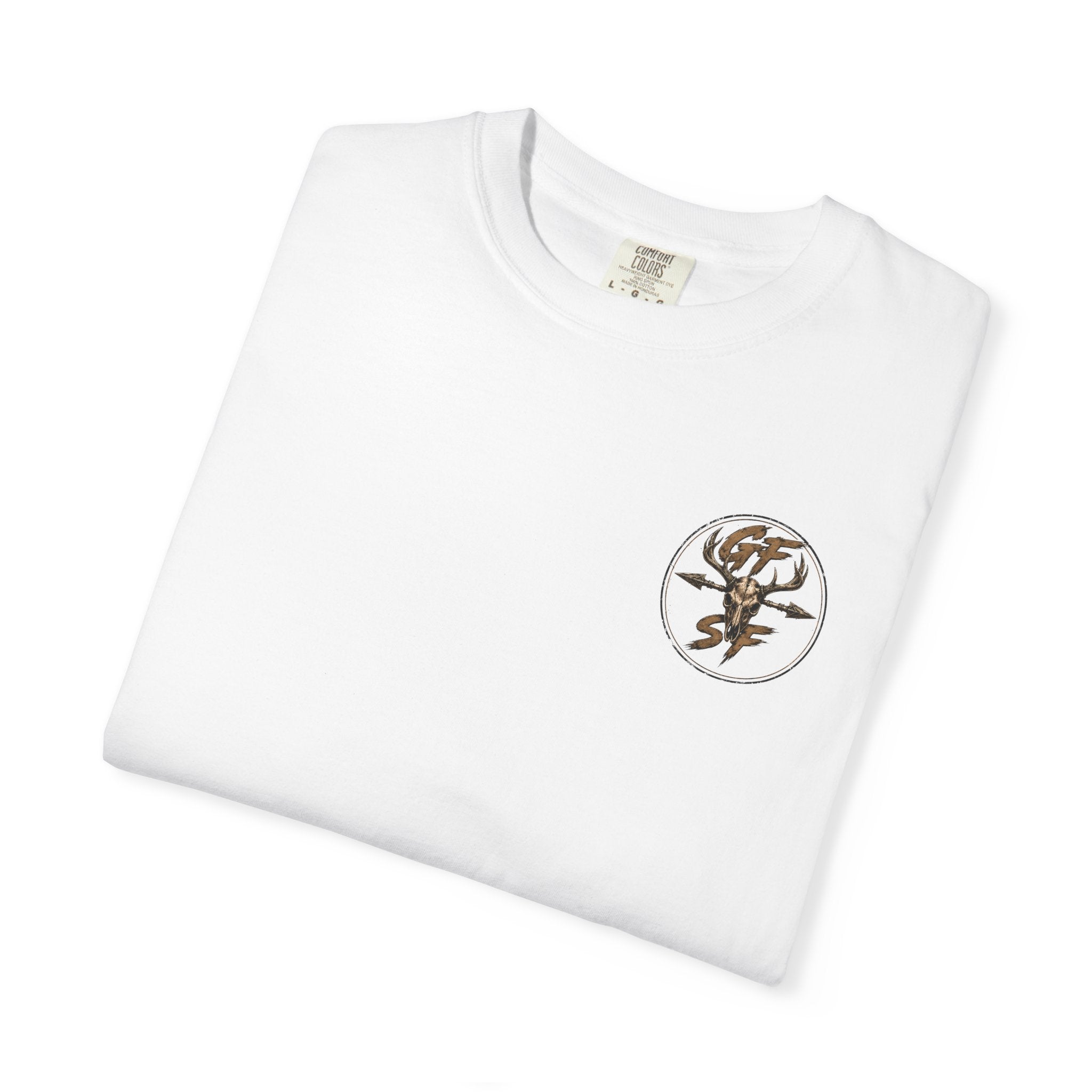 Built Different Hunting Shirt | GF Skull Logo Tee | Truck & Mule Deer Graphic Shirt