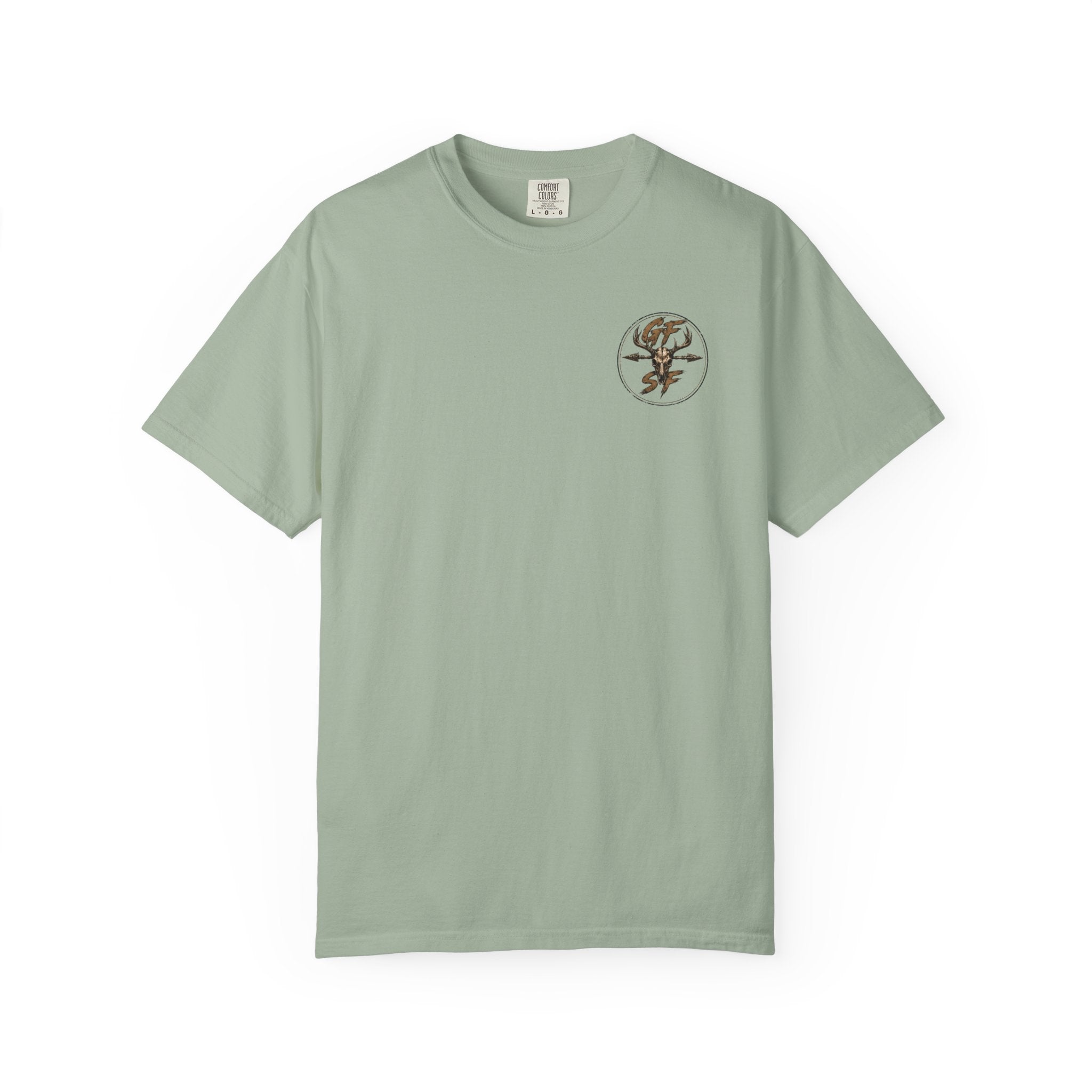 Built Different Hunting Shirt | GF Skull Logo Tee | Truck & Mule Deer Graphic Shirt