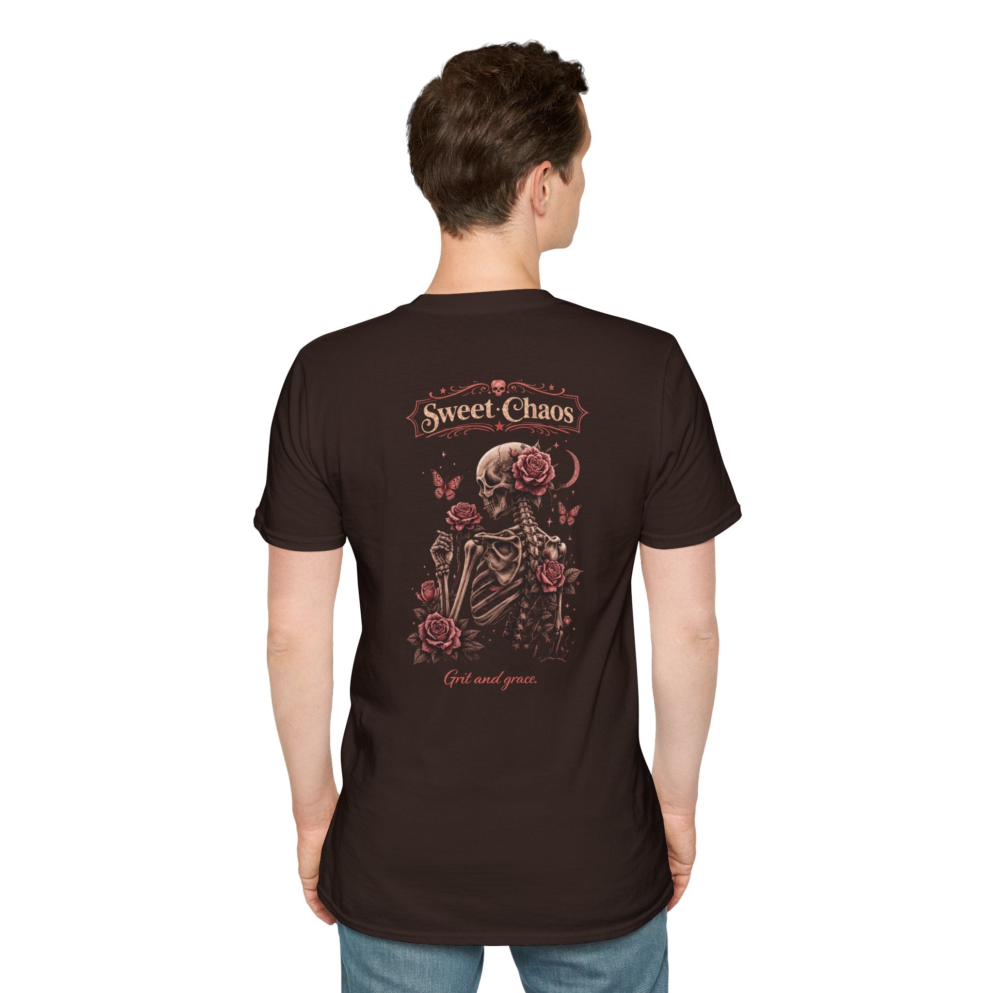 Sweet Chaos Skeleton Rose Shirt