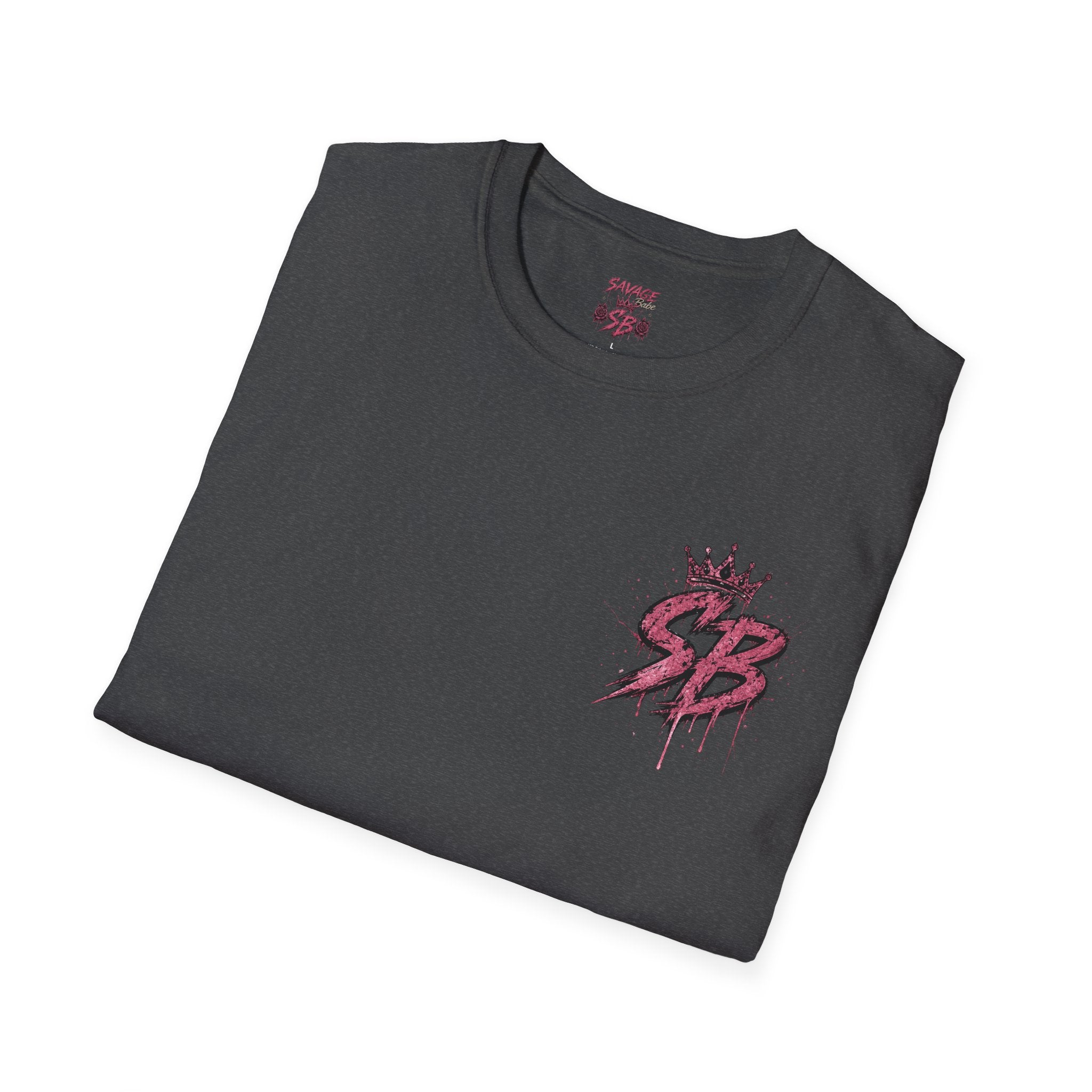 Savage Babe Skull Graphic T-Shirt | Edgy Streetwear Tee | Grunge Aesthetic Shirt | Bold Back Print | Classy Sassy Shirt