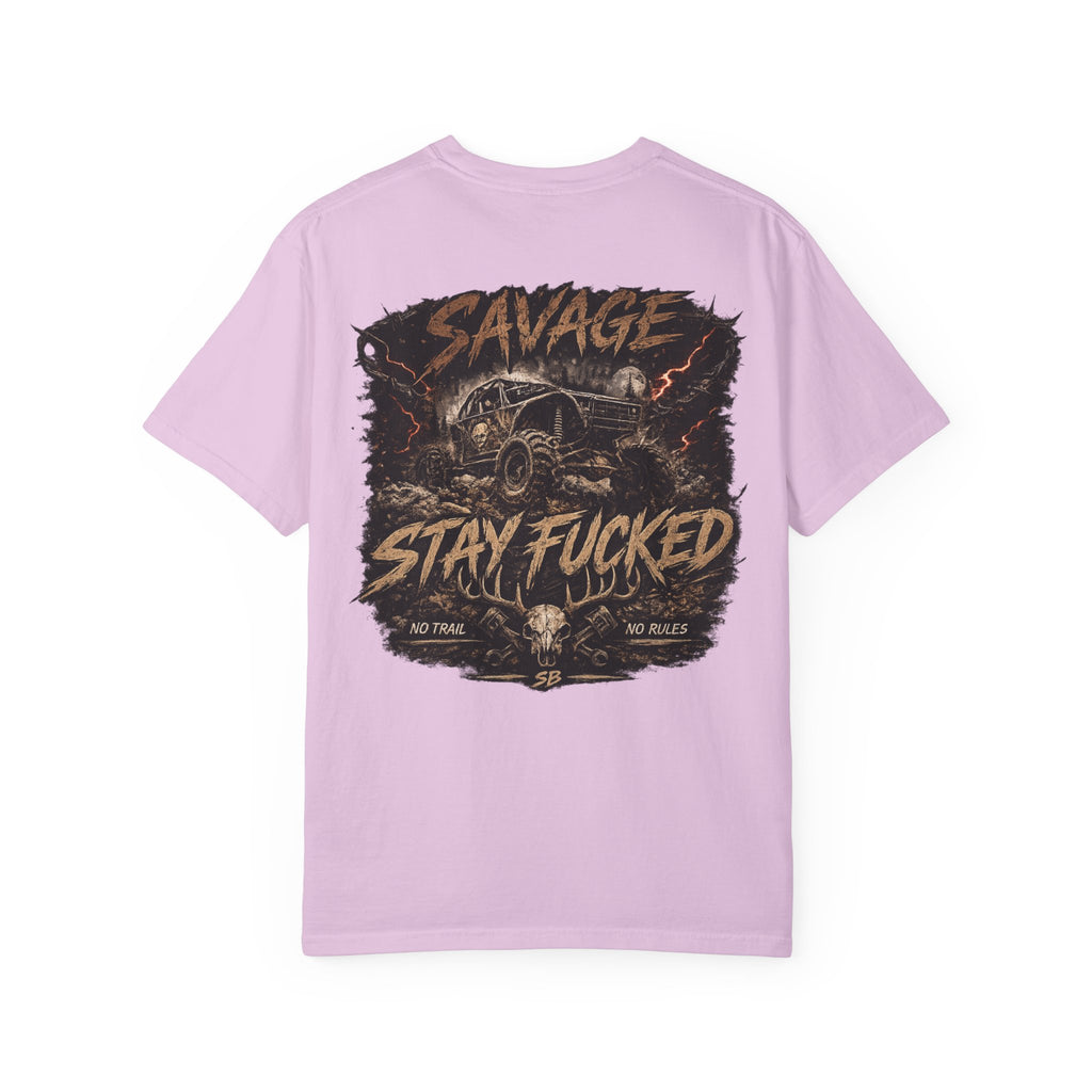 Savage Off-Road Graphic Tee | Mud Truck Shirt | No Rules Back Print | Country Rebel Tee