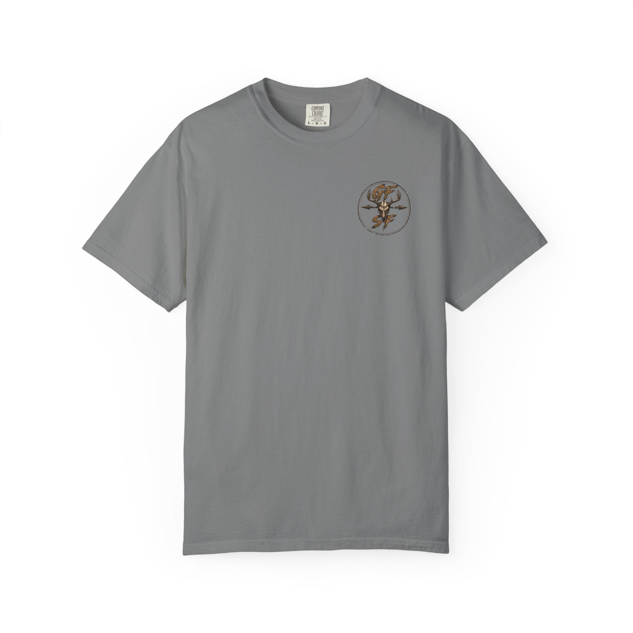 Built Different Hunting Shirt | GF Skull Logo Tee | Truck & Mule Deer Graphic Shirt