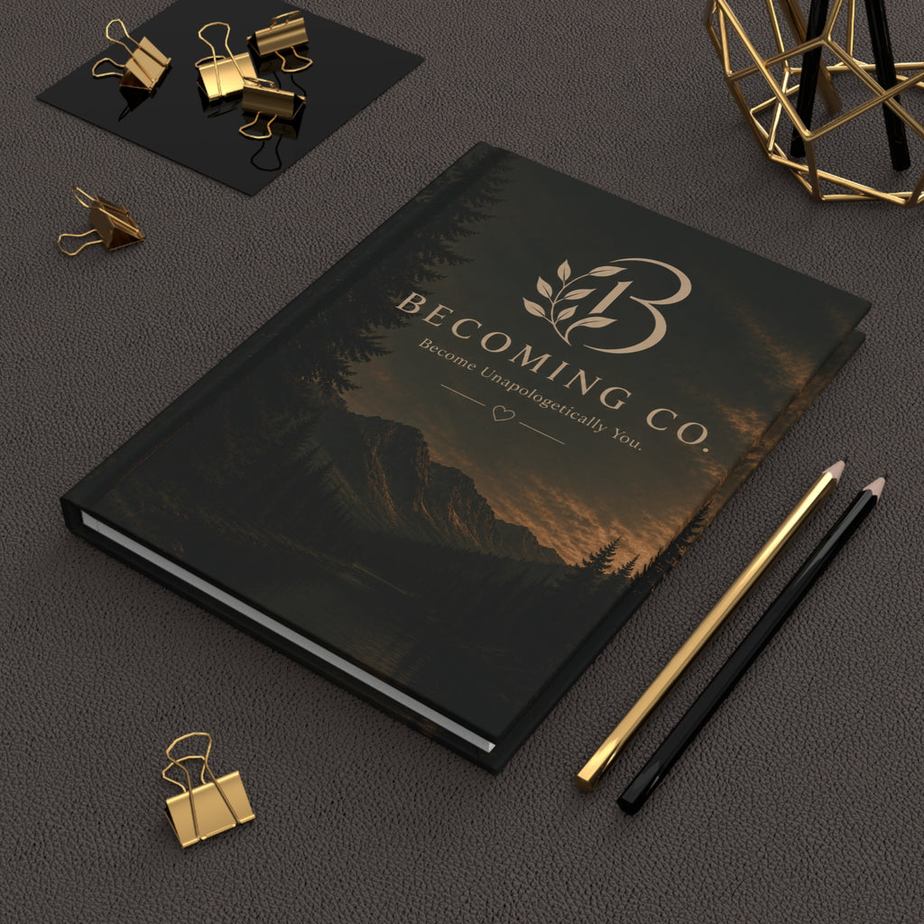 Becoming Co. Hardcover Journal | Keep Becoming | Premium Lined Notebook | Personal Growth Journal | Matte Hardcover