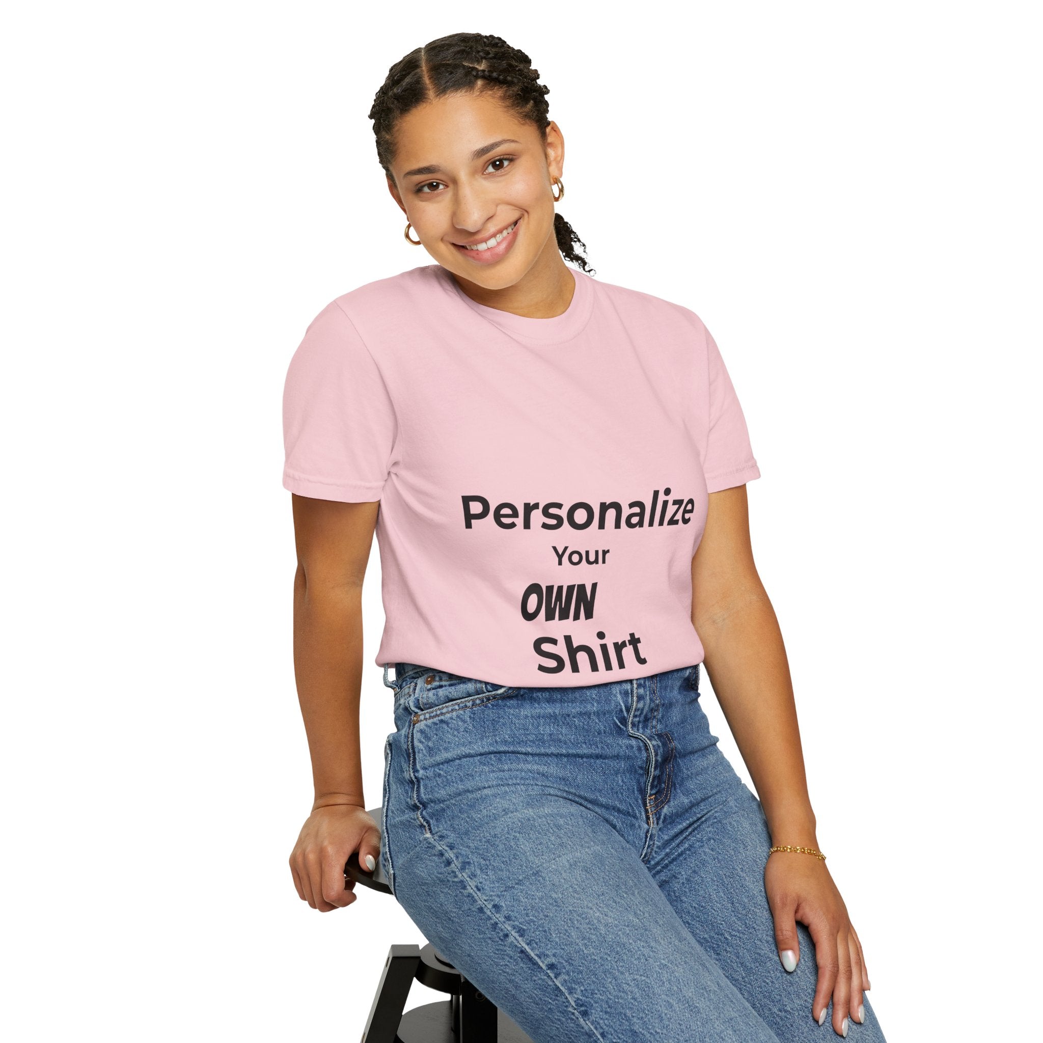 Custom Text Tee