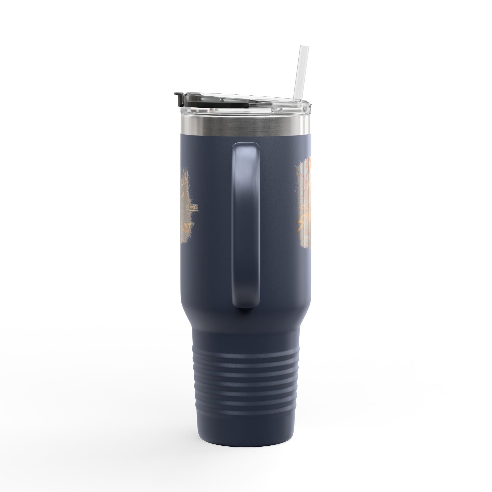 Savage Built 40oz Tumbler – Skull Logo Travel Mug | Insulated Stainless Steel Cup | Rugged Coffee Mug for Work, Outdoors & Daily Grind