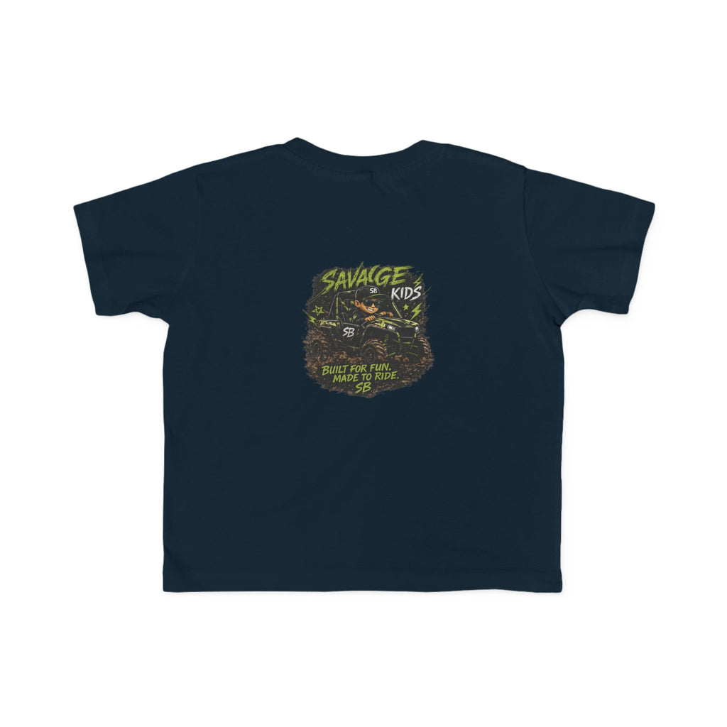 Savage Kids Toddler T-Shirt | Off-Road Graphic Tee | Built for Fun Made to Ride Shirt | Boys Adventure Tee | Cool Kids Graphic Shirt