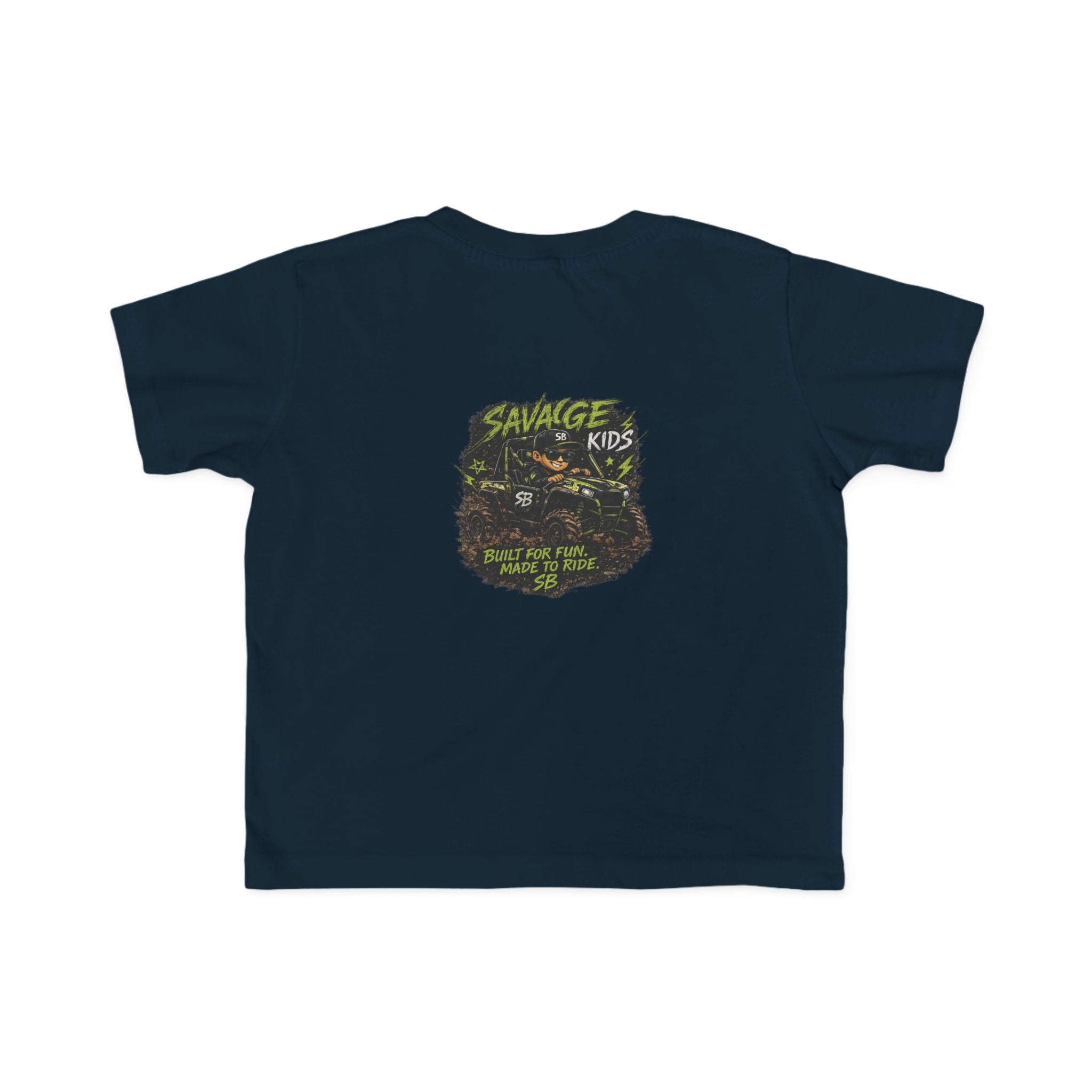 Savage Kids Toddler T-Shirt | Off-Road Graphic Tee | Built for Fun Made to Ride Shirt | Boys Adventure Tee | Cool Kids Graphic Shirt